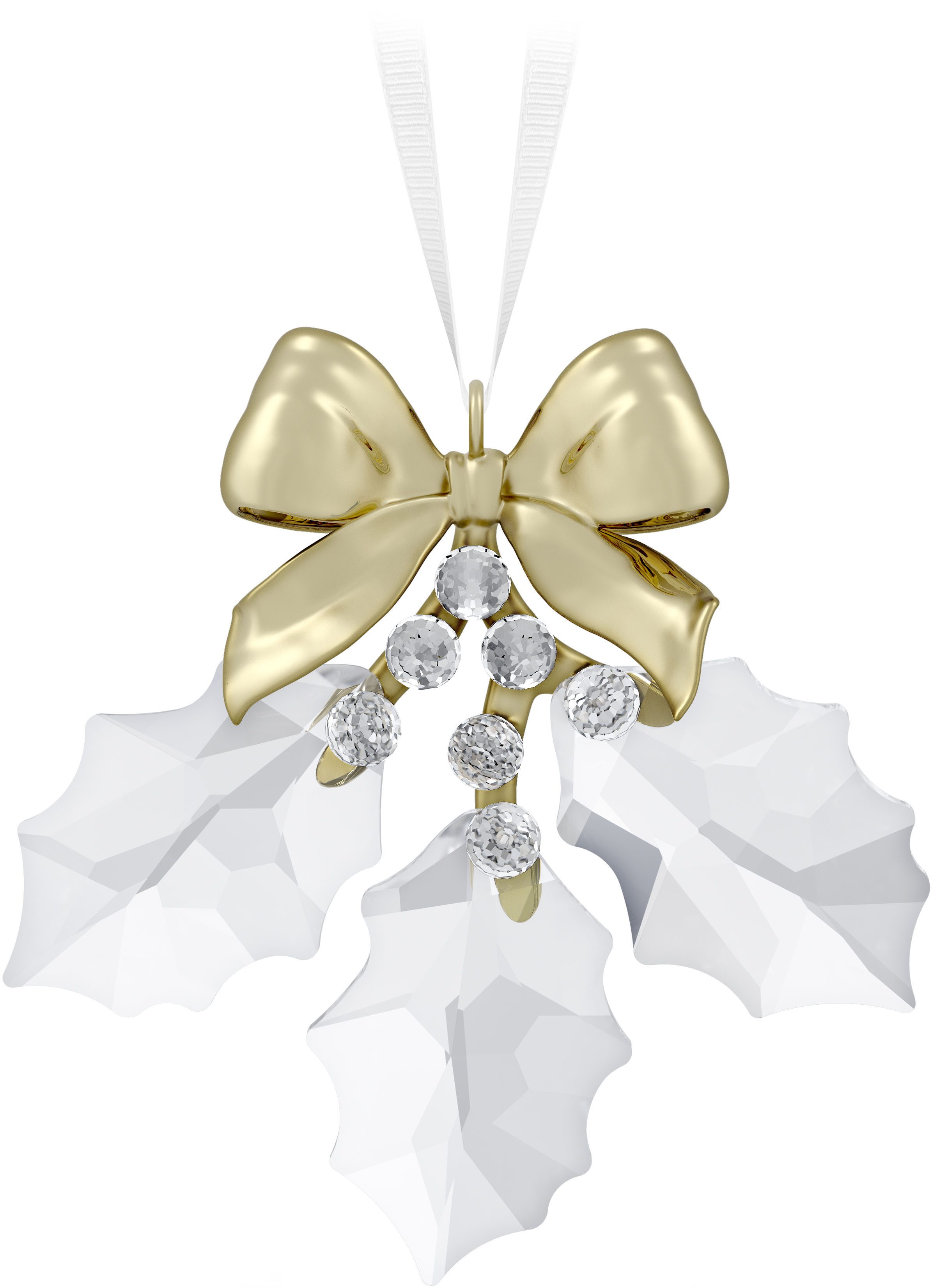 Swarovski Dekohänger Sammelfigur Holiday Magic Stechpalmenblätter Ornament günstig online kaufen