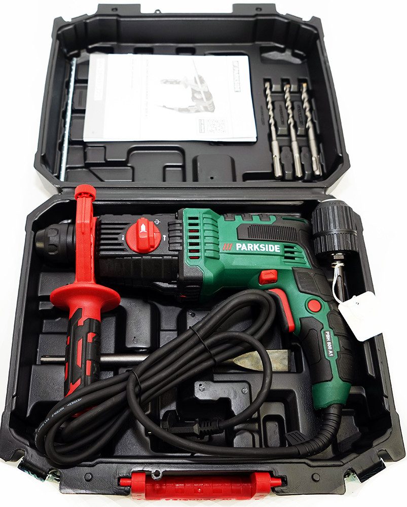 Parkside Bohrhammer / Meißelhammer PBH 800, 800W, 230 V