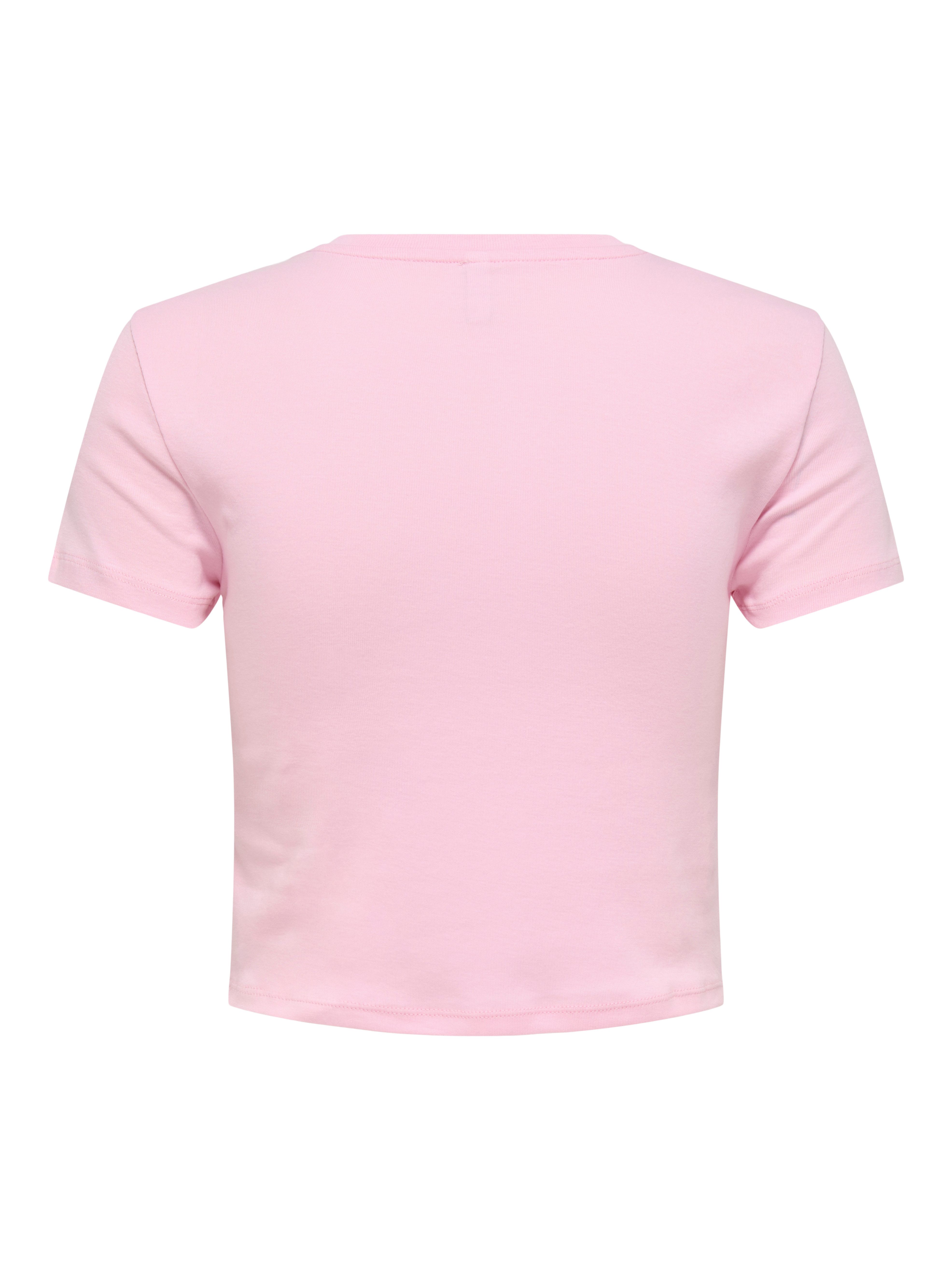 ONLY Kurzarmshirt ONLKIRA S/S BLING O-NECK SHORT TOP JRS