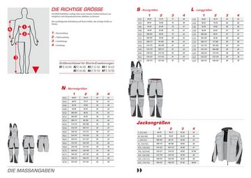 QUALITEX HIGH QUALITY WORKWEAR Arbeitsshorts Handwerker-Shorts IRON mit 13 Taschen aus Lyocell, Cordura & Stretch (1-tlg) moderne, kurze Arbeitshose - Strapazierfähig - Funktional-Erweiterbar