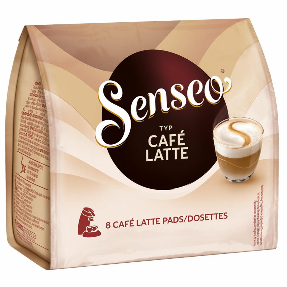 Philips Senseo Kaffee Café Latte, 8 Pads