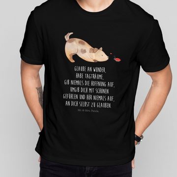 Mr. & Mrs. Panda T-Shirt Hund Marienkäfer - Schwarz - Geschenk, Party, Lustiges T-Shirt, Misch (1-tlg)