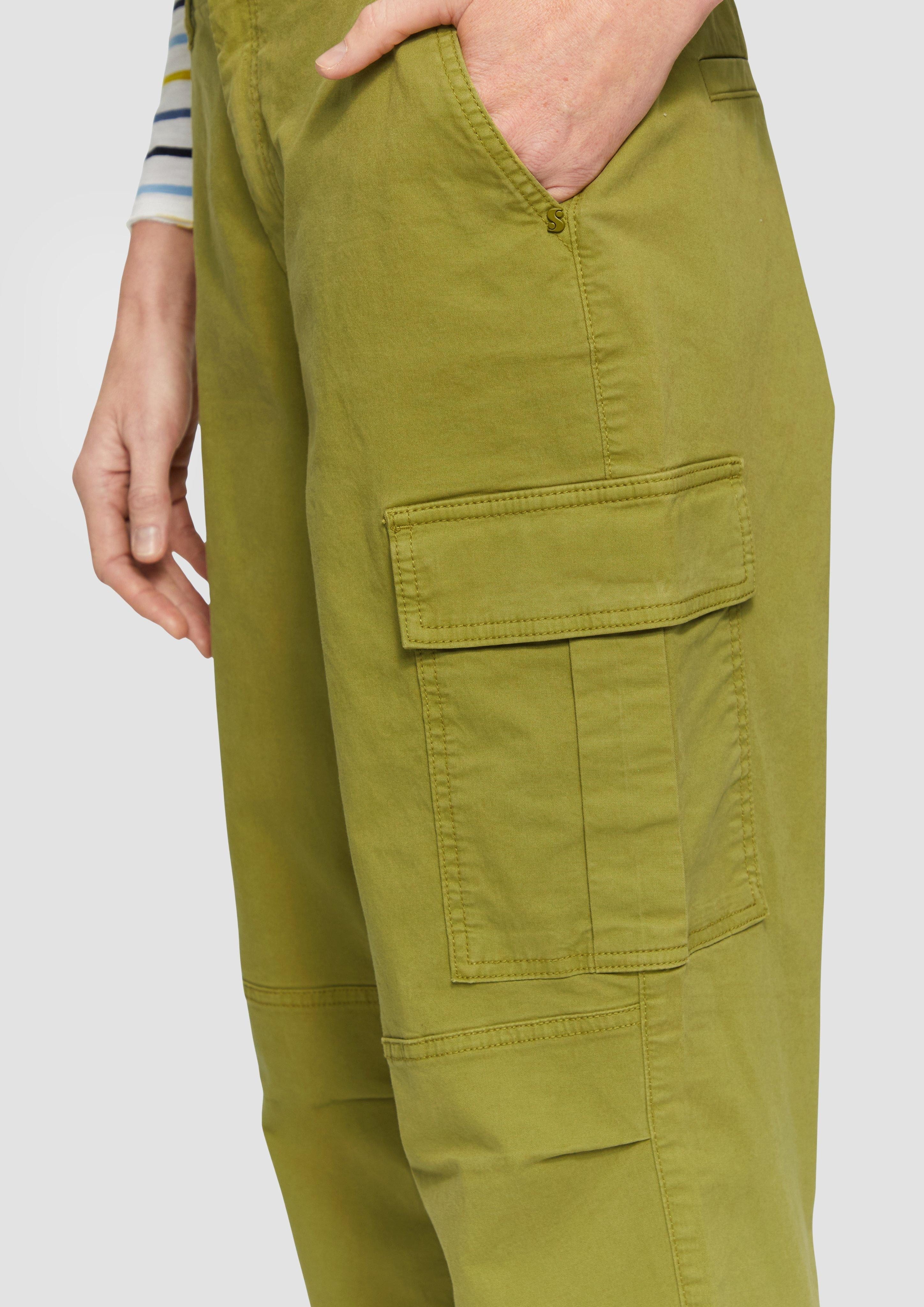 s.Oliver Stoffhose Lässige Cargohose mit Nahtdetails günstig online kaufen