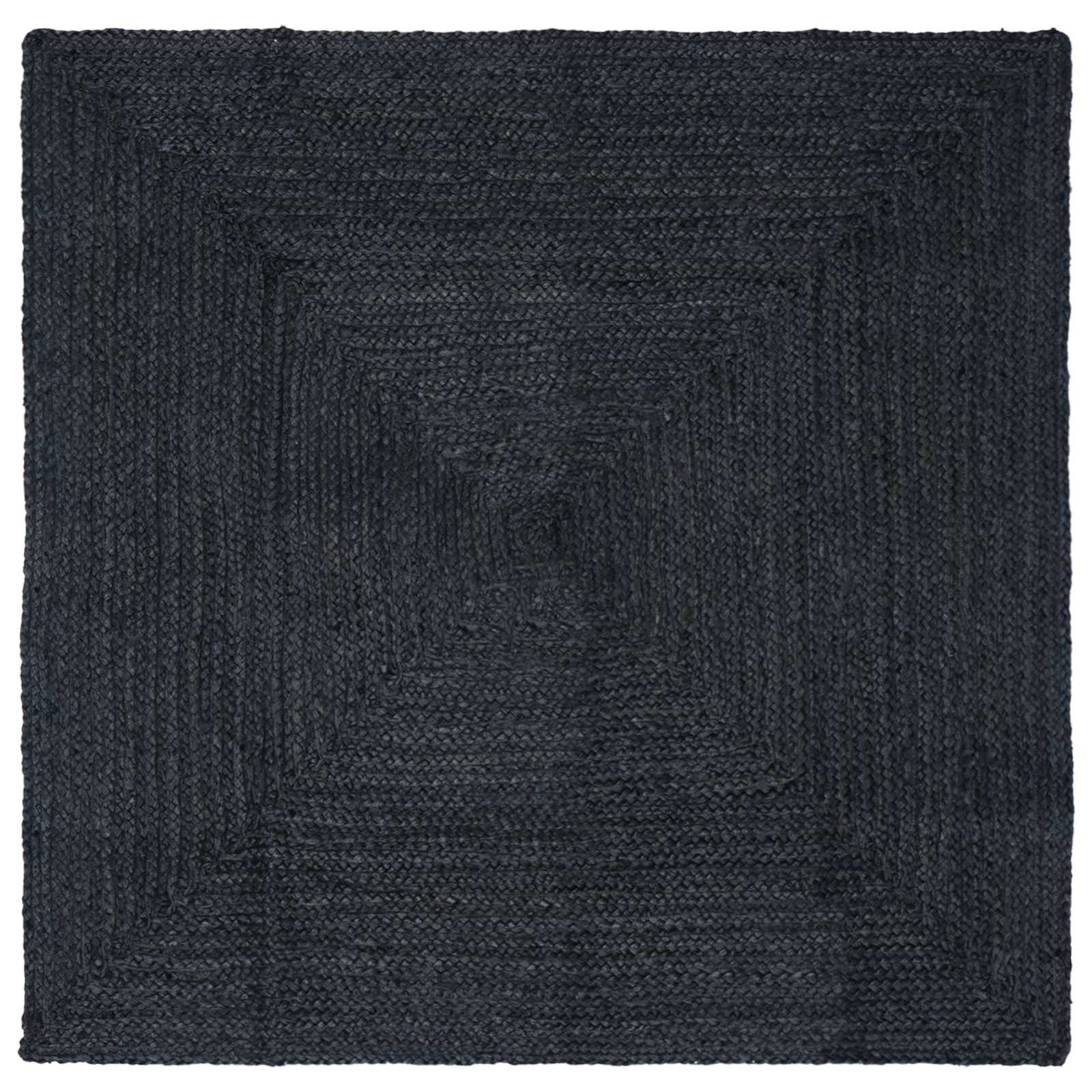 vidaXL Teppich Bereichsteppich Dunkelgrau 300 x 300 cm Jute, Quadratisch