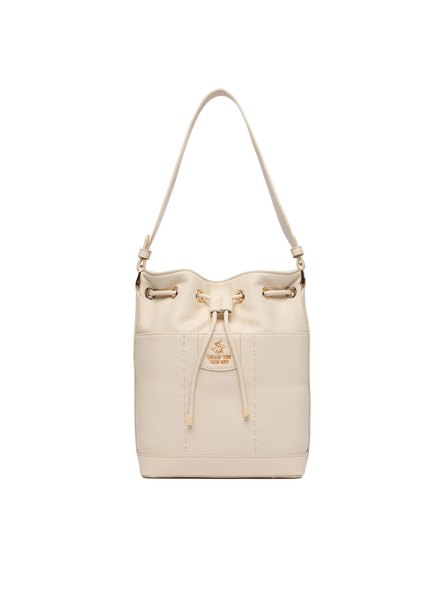 BEVERLY HILLS POLO CLUB Handtasche Beverly Hills Polo Club Damen Écru Handtasche BEVERLY HILLS POLO CLUB-