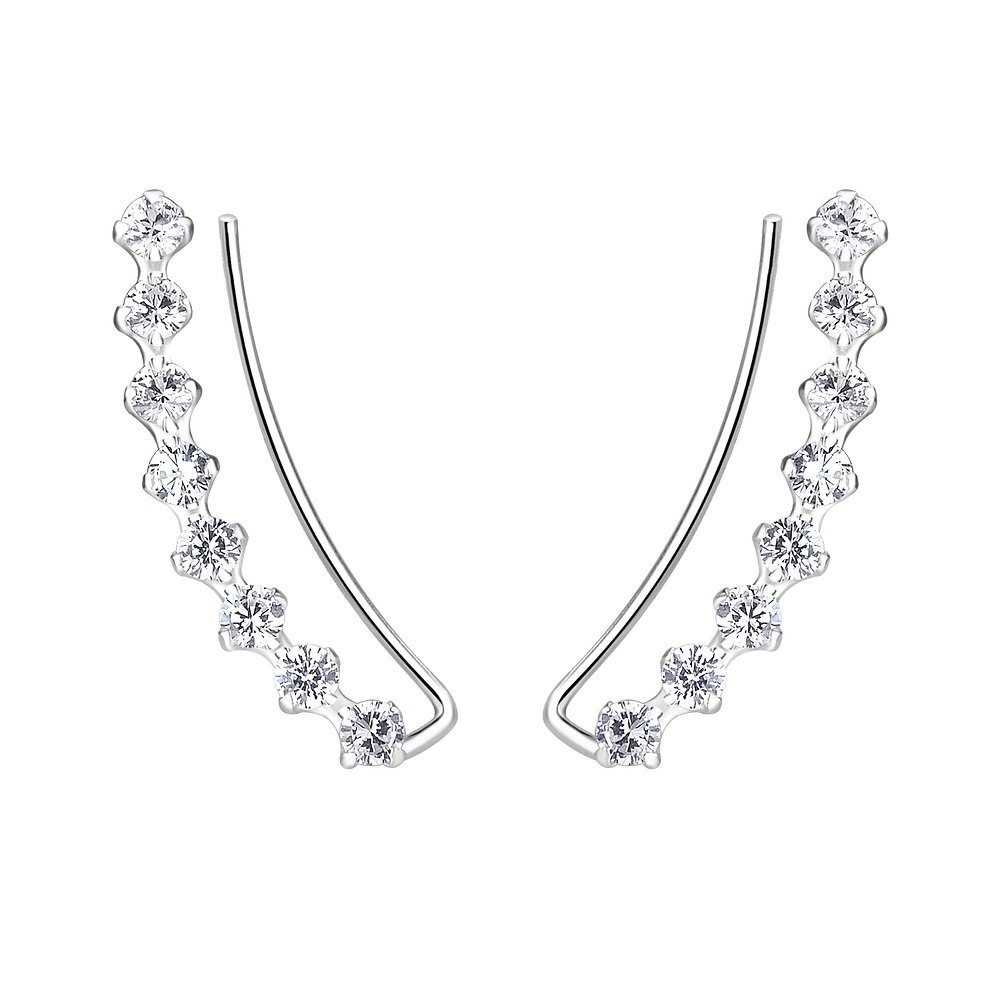 ALEXANDER YORK Ohrhaken-Set EAR CLIMBER mit Zirkonia, 2-tlg., 925 Sterling günstig online kaufen