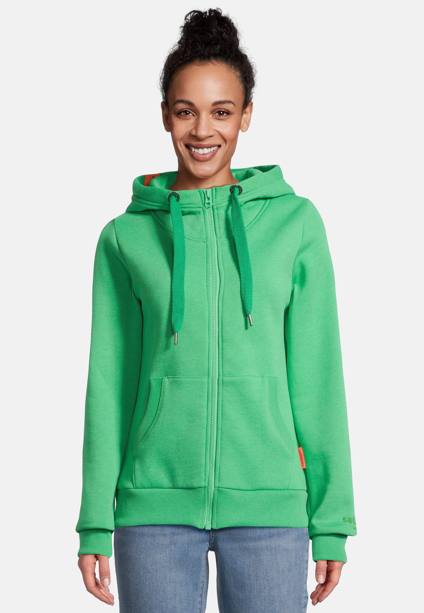 salzhaut Sweatjacke SÖÖTE Damen Tailliert weiche, günstig online kaufen