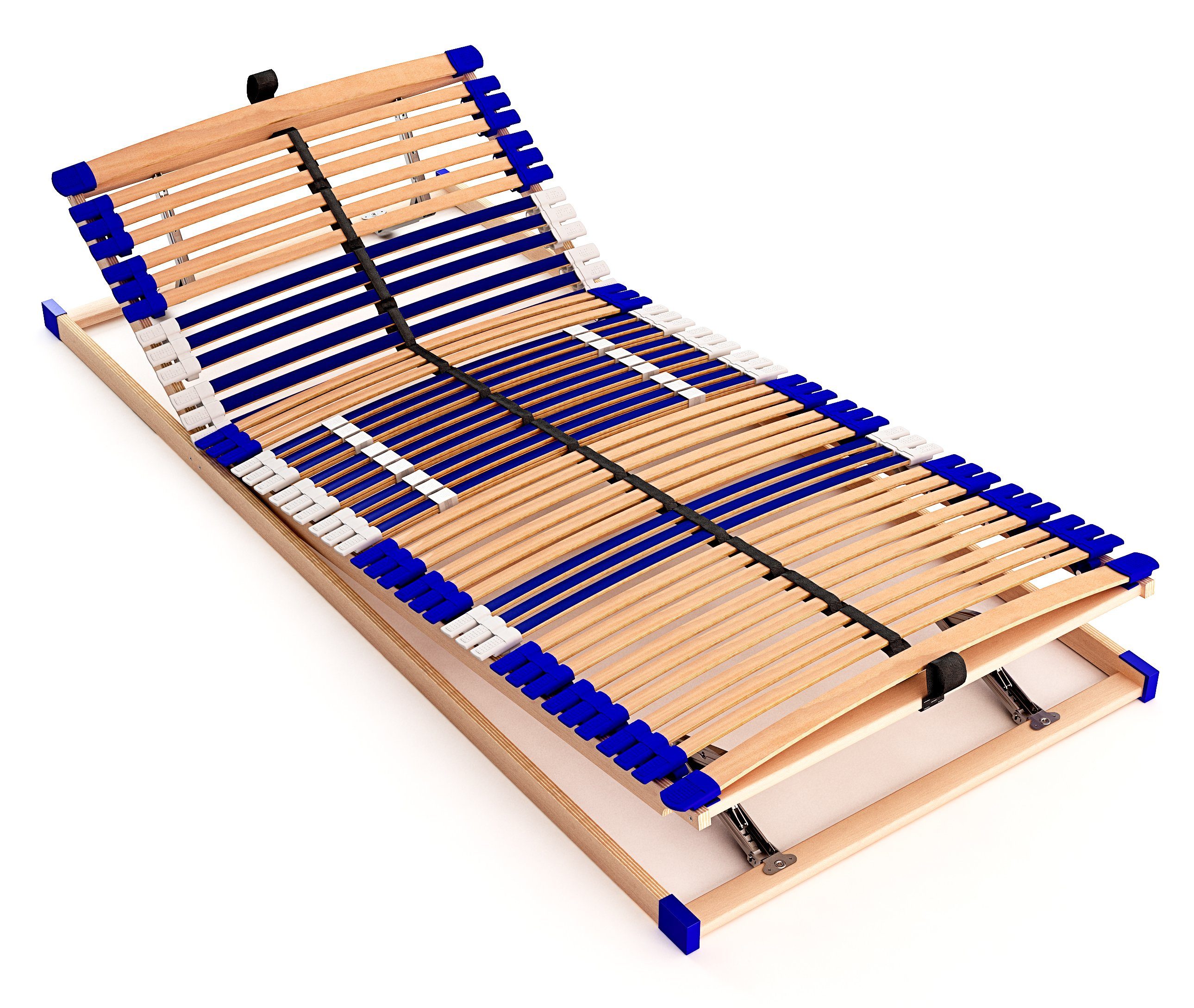 Lattenrost Comfort 44® Vario, Schlummerparadies, Kopfteil manuell verstellbar, Fußteil manuell verstellbar, aus 100% BUCHE, 10 Jahre Garantie, fertig montiert, SCHULTERFRÄSUNG