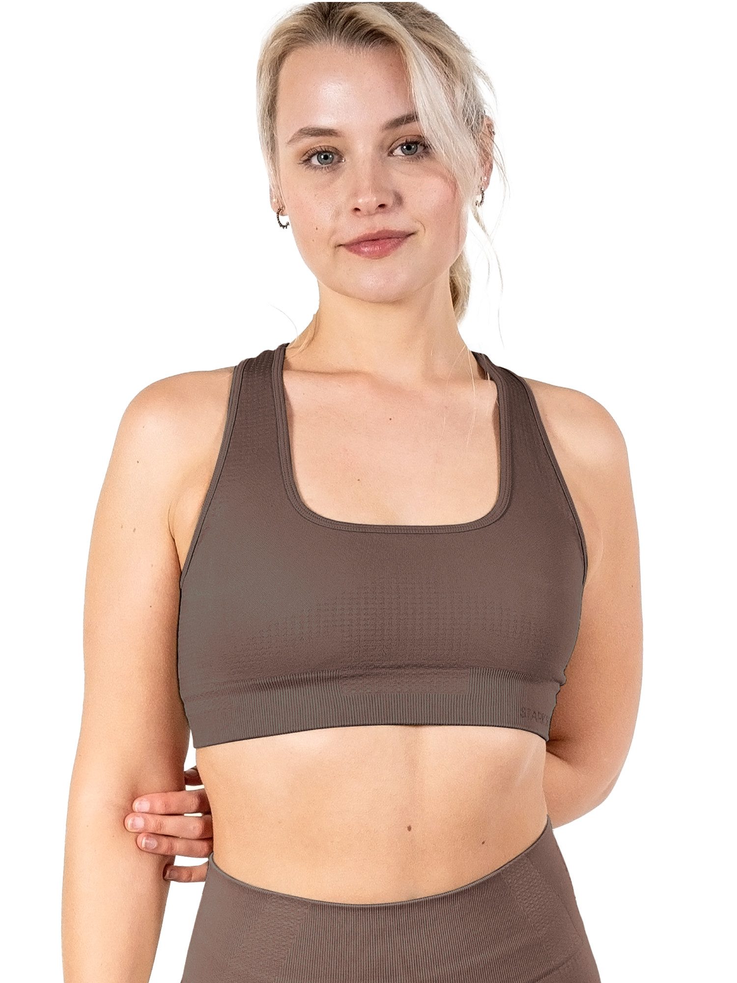 Stark Soul® Sporttop Sport Bra "reflect" Racerback, herausnehmbare Cups - S günstig online kaufen