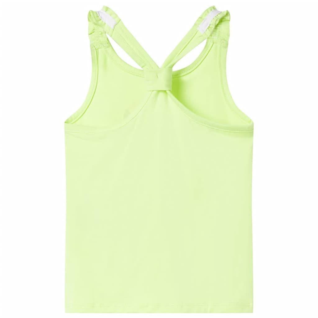 vidaXL Tanktop Kinder-Tanktop Neongelb 116