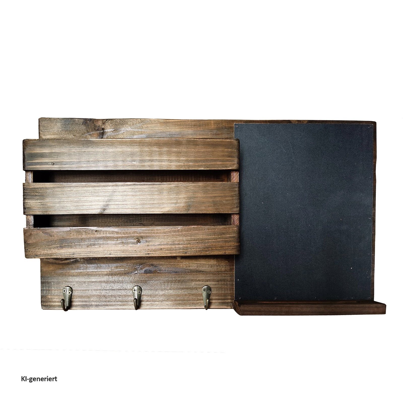 HTI-Living Wandgarderobe Garderobe mit Tafel Lino (Stück, 1 St., 1 Wandtafel), Wandorganizer Tafel Pinnwand Memoboard Hakenleiste Kleiderhaken