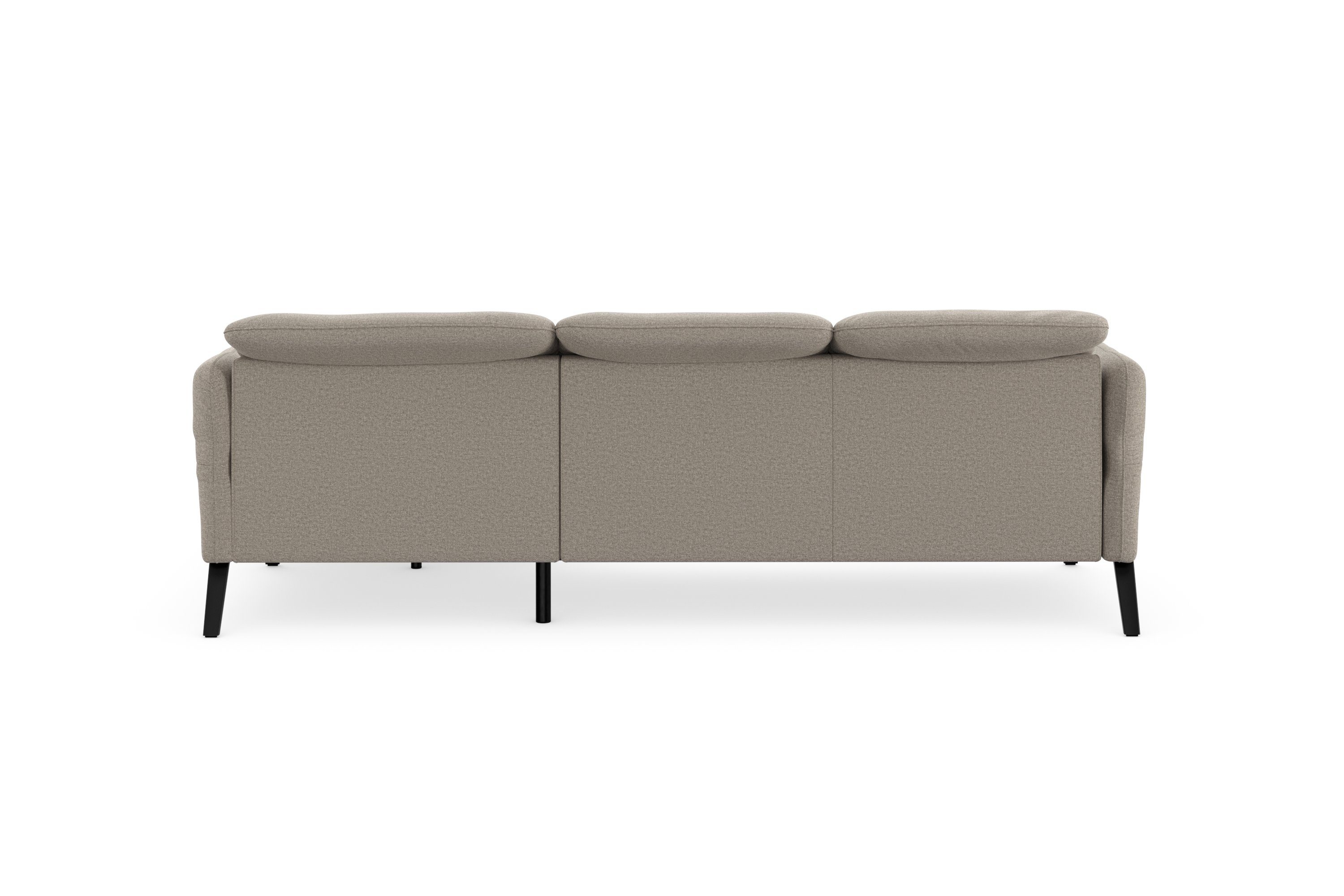 sit&more Ecksofa Scandia, Wahlweise Kopfteilverstellung Armteilfunktion und mit