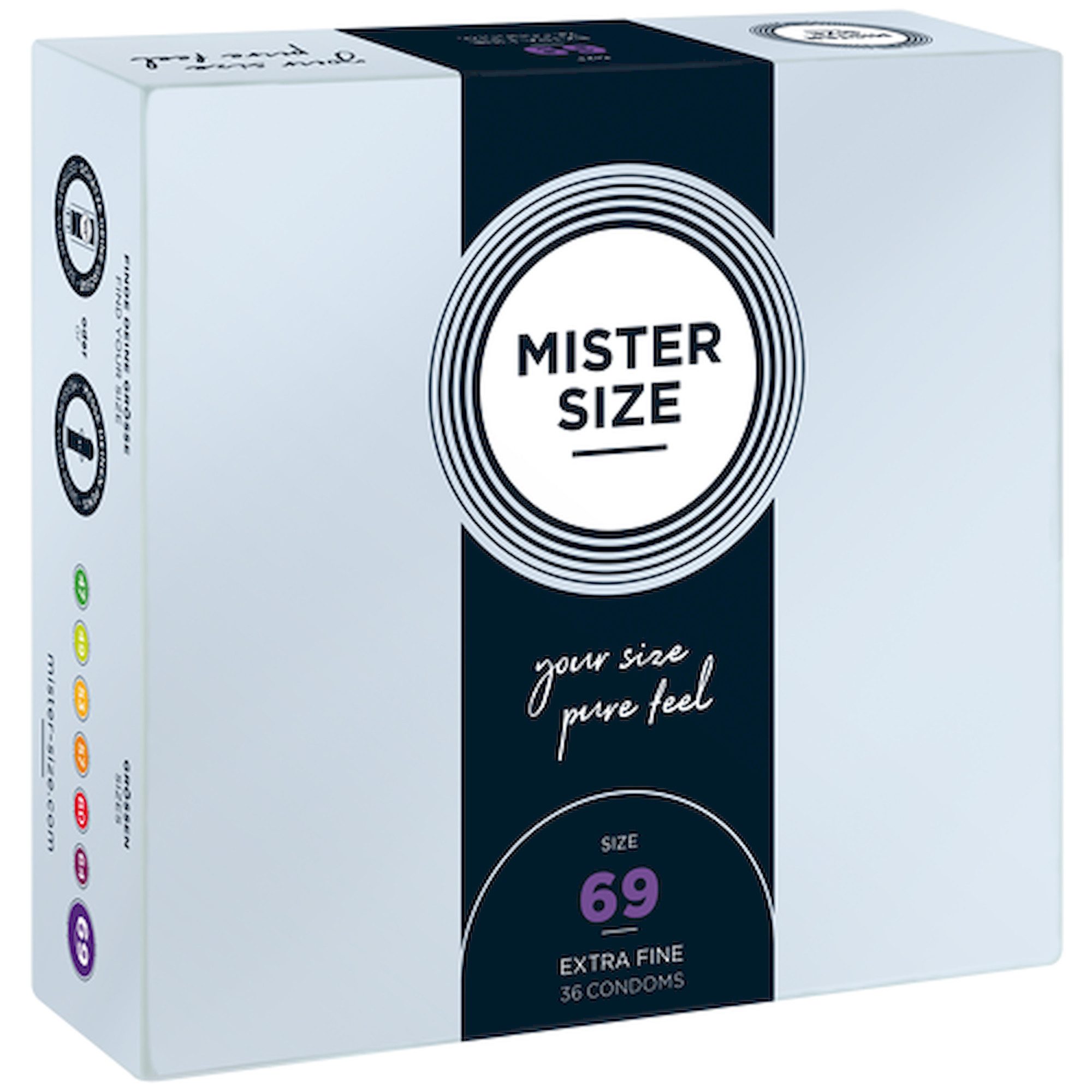 MISTER SIZE Kondome Mister Size Maxi-Pack: 69 (bedächtig & sicher), 36 Kondome