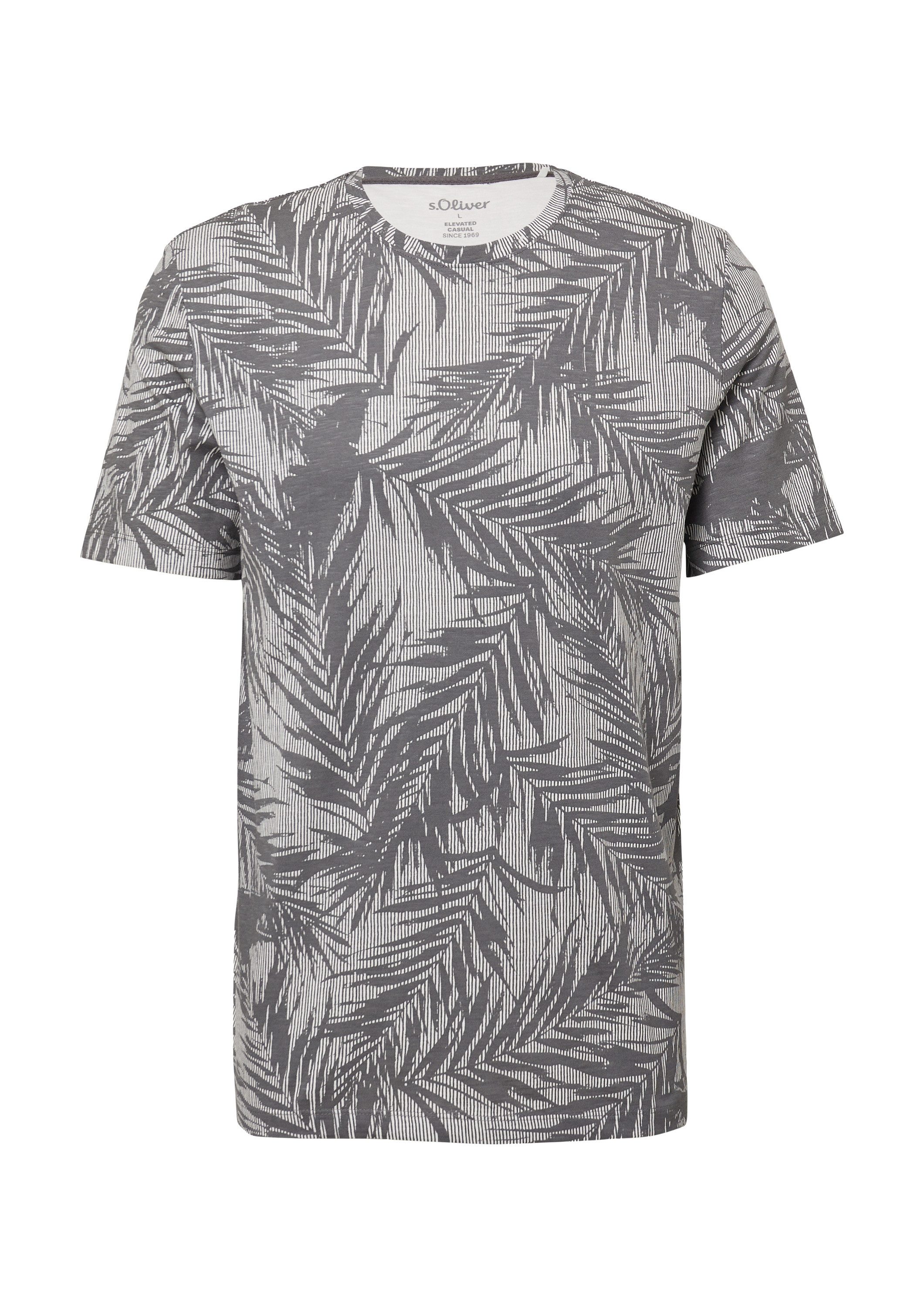 s.Oliver Kurzarmshirt T-Shirt T-Shirt mit Crew günstig online kaufen