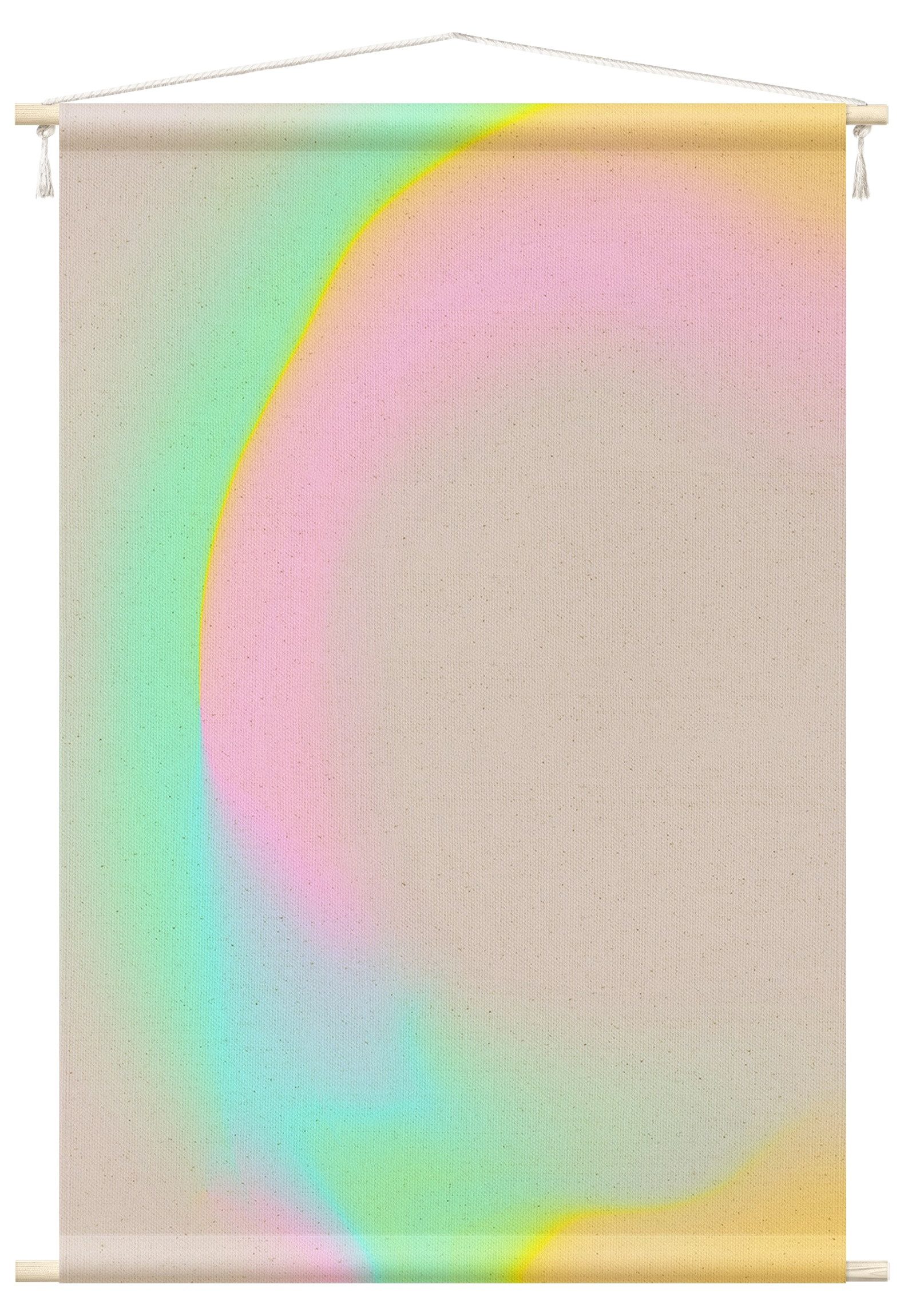 Wandteppich modern Neon Art bunt