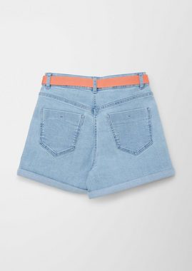 s.Oliver Jeansshorts Jeans-Shorts / Loose Fit / High Rise / Wide Leg Waschung