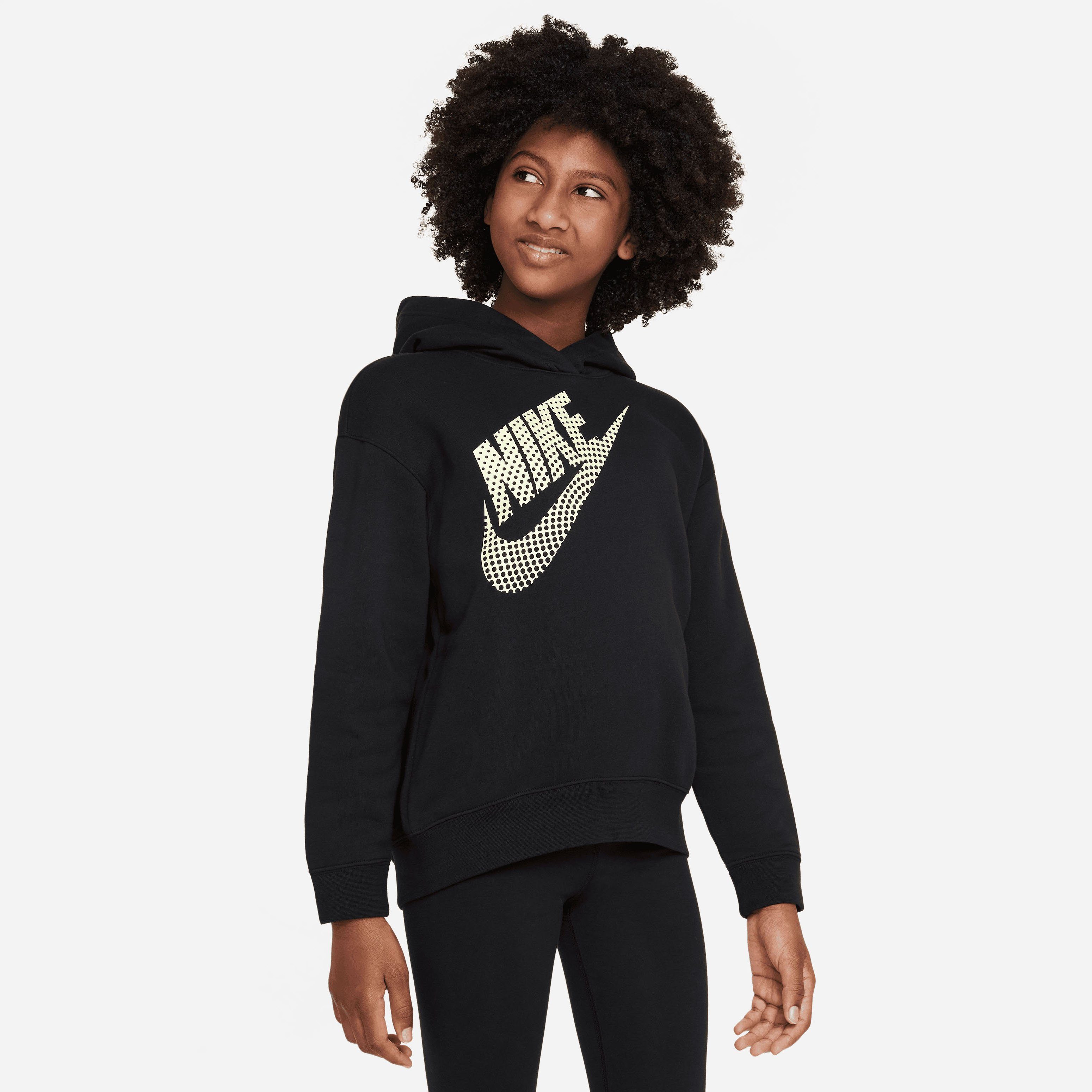 [Auf Bestellung gefertigte Produkte] Nike Sportswear Kapuzensweatshirt G NSW BLACK OS PO HOODIE