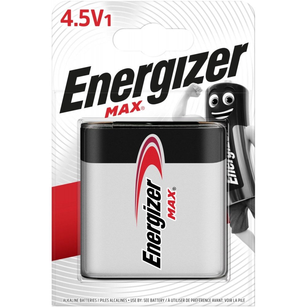 Energizer Energizer Max 3LR12 4,5 V Batterie 1er Blister Batterie Fotobatterie, (4.5 V V), Alkaline