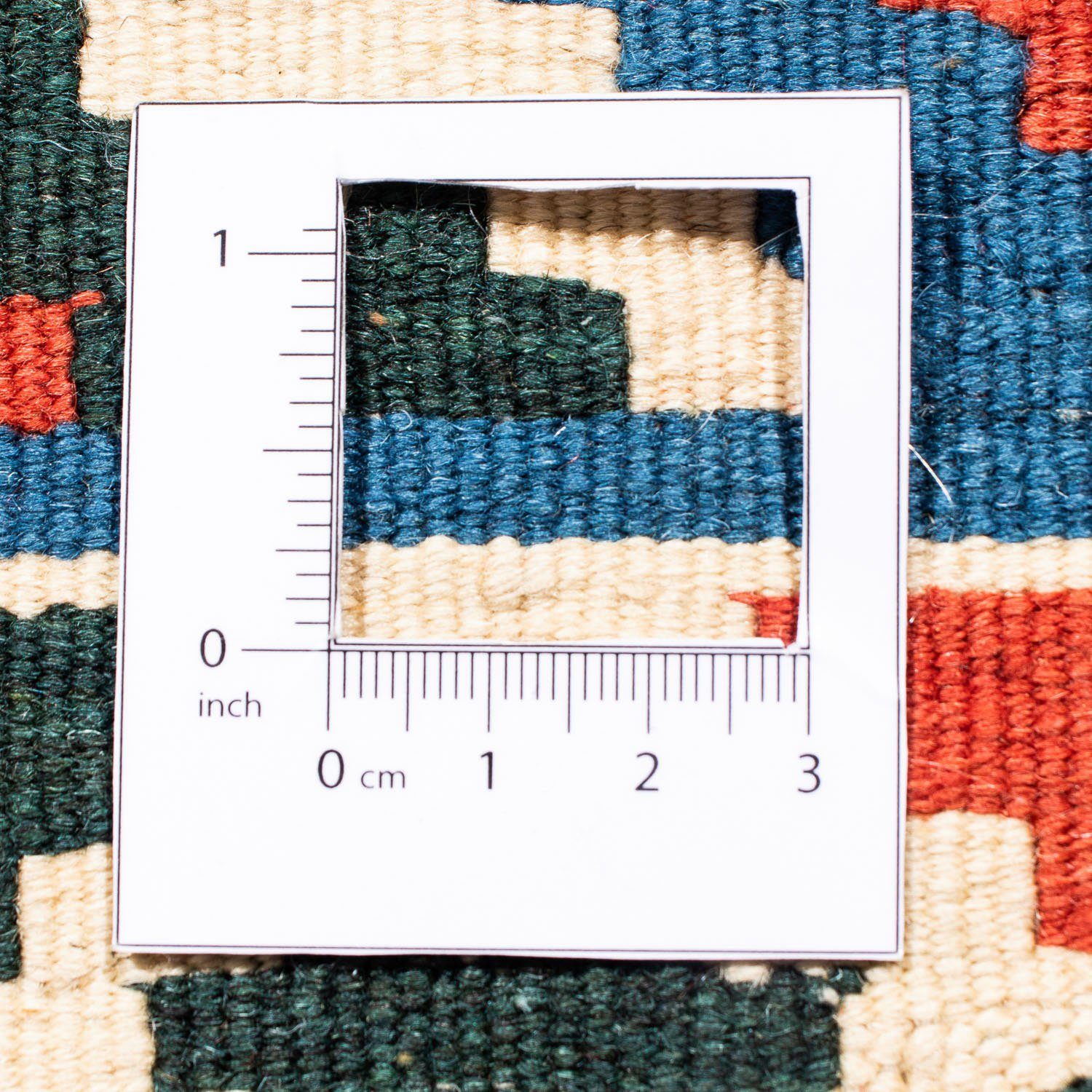Kelim quadratisch, Oriental 6 Wohnzimmer, morgenland, x Höhe: Wollteppich - dunkelblau, Einzelstück - cm - 100 104 mm, quadratisch