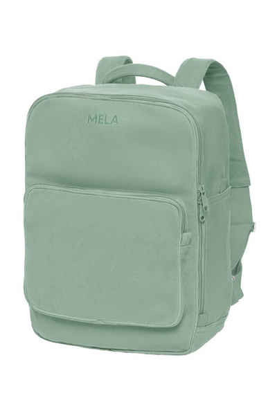 MELA Rucksack Rucksack MELA II, Reißverschluss bis zum Boden (Vorderseite lässt sich komplett öffnen & vereinfacht das Packen)