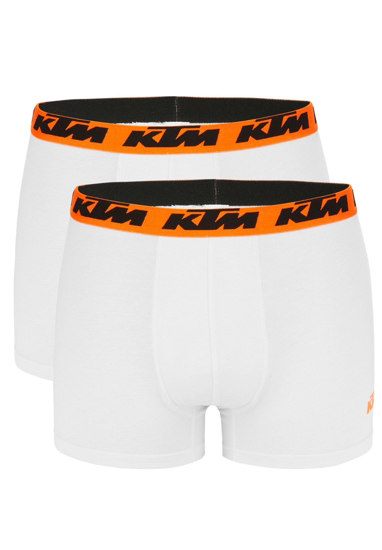 Man Cotton X2 Boxershorts White2 (2-St) Pack Boxer KTM