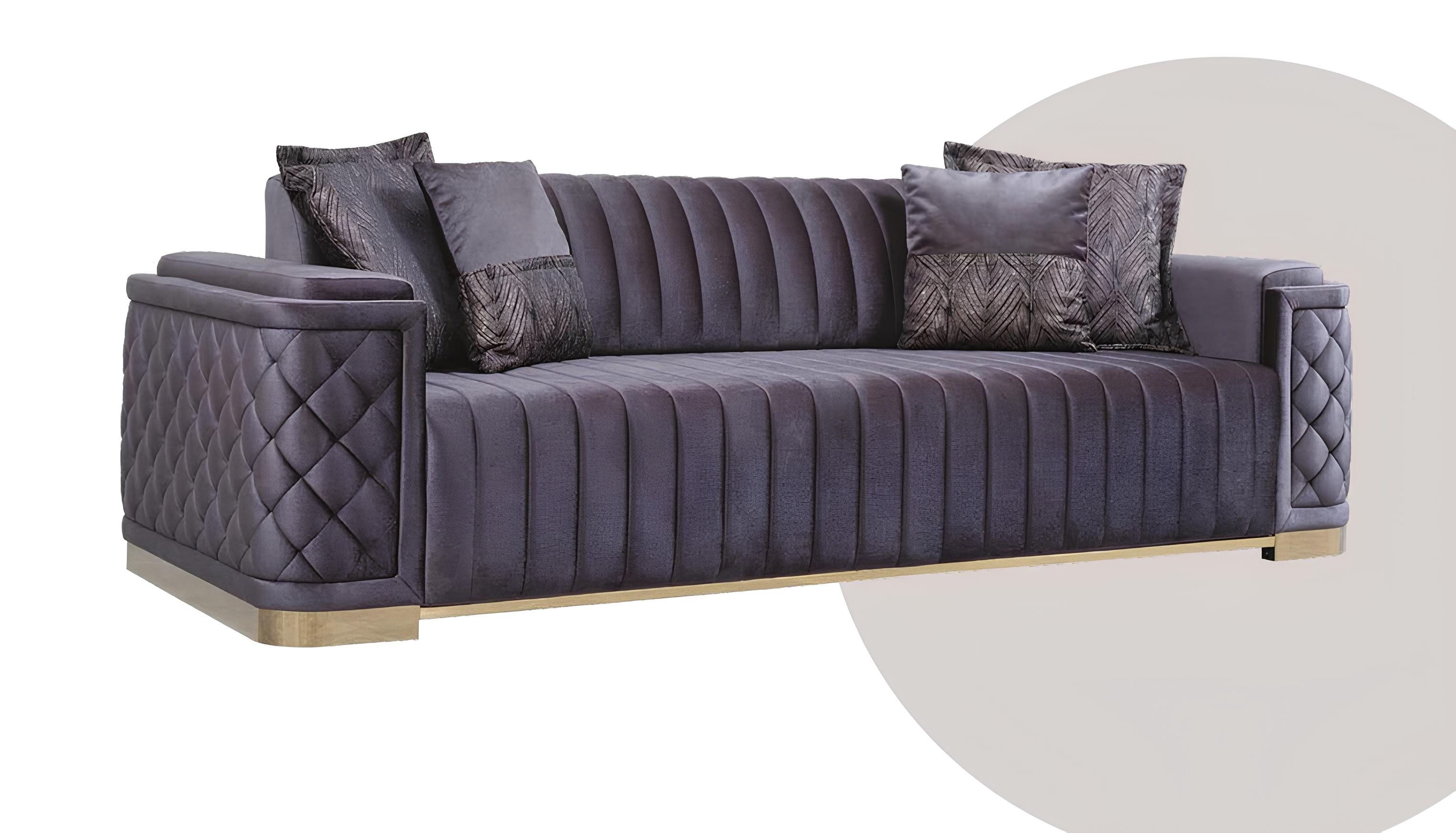 JVmoebel Big-Sofa Luxuriöses XXL Sofa aus Samt - Design Couch für elegant Wohnräume, Made in Europa
