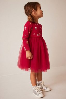 Next Tüllkleid Langärmeliges Tutu-Kleid mit Print (1-tlg)