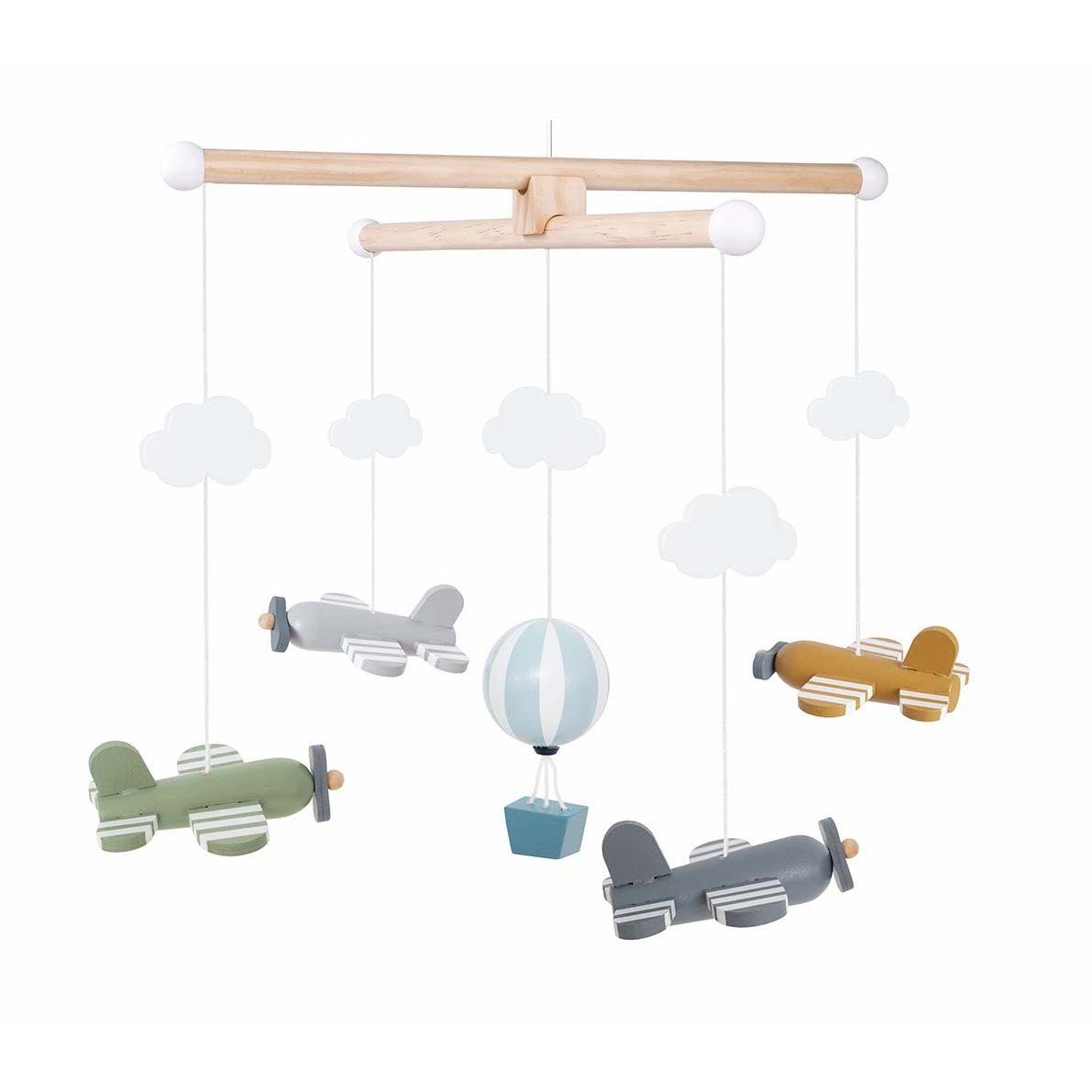 JaBaDaBaDo Mobile Holz zum Aufhängen über dem Wickeltisch oder Babybett