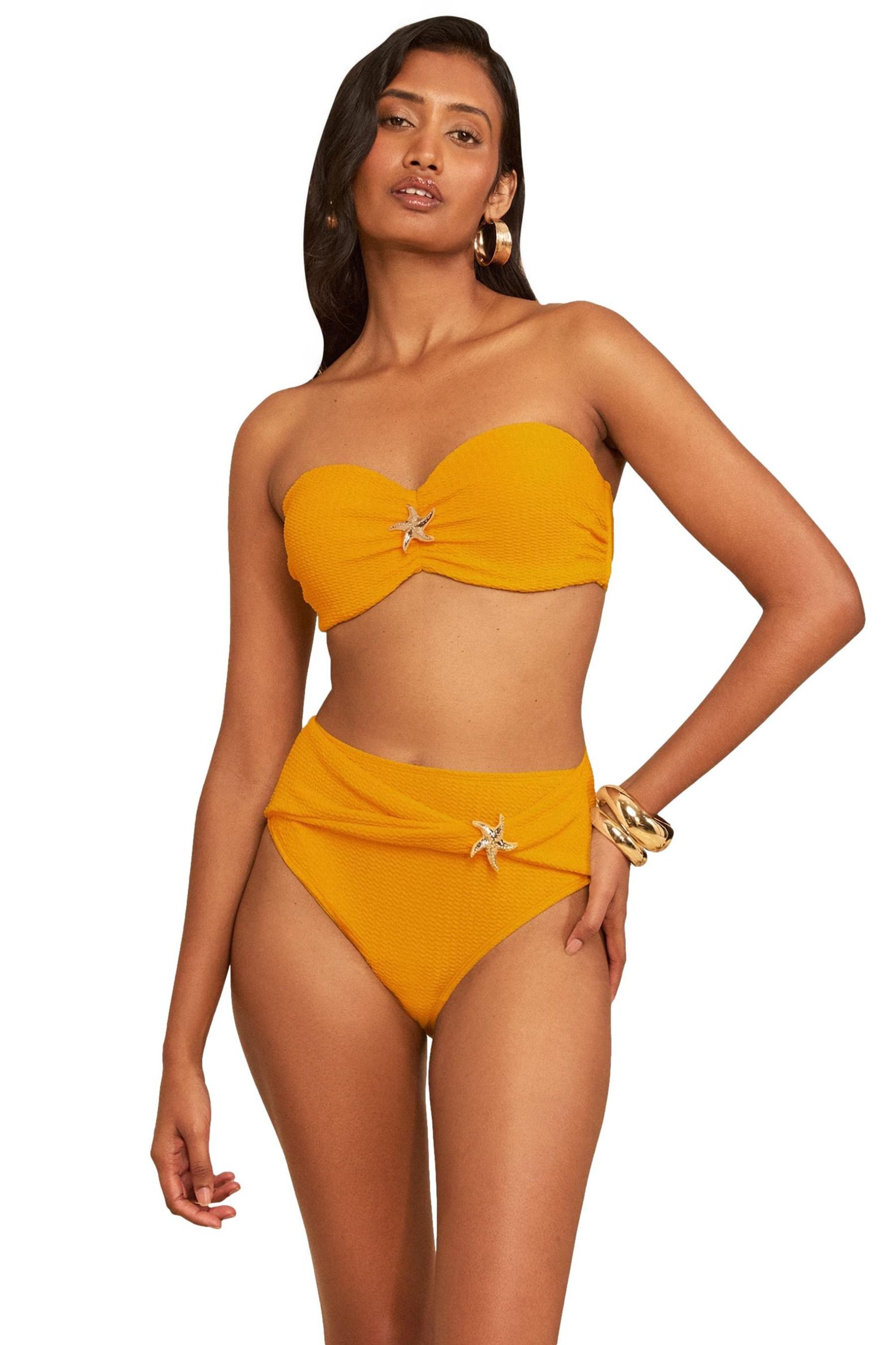 Love & Roses Bikini-Hose Love & Roses bauchformende Hochbund-Bikinihose (1-St)