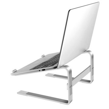 Rnemitery Laptop Ständer, Aluminium Laptop Stand mit Belüftung für Schreibtisch Laptop-Ständer, (Ergonomisch Laptop Halterung für Schreibtisch)