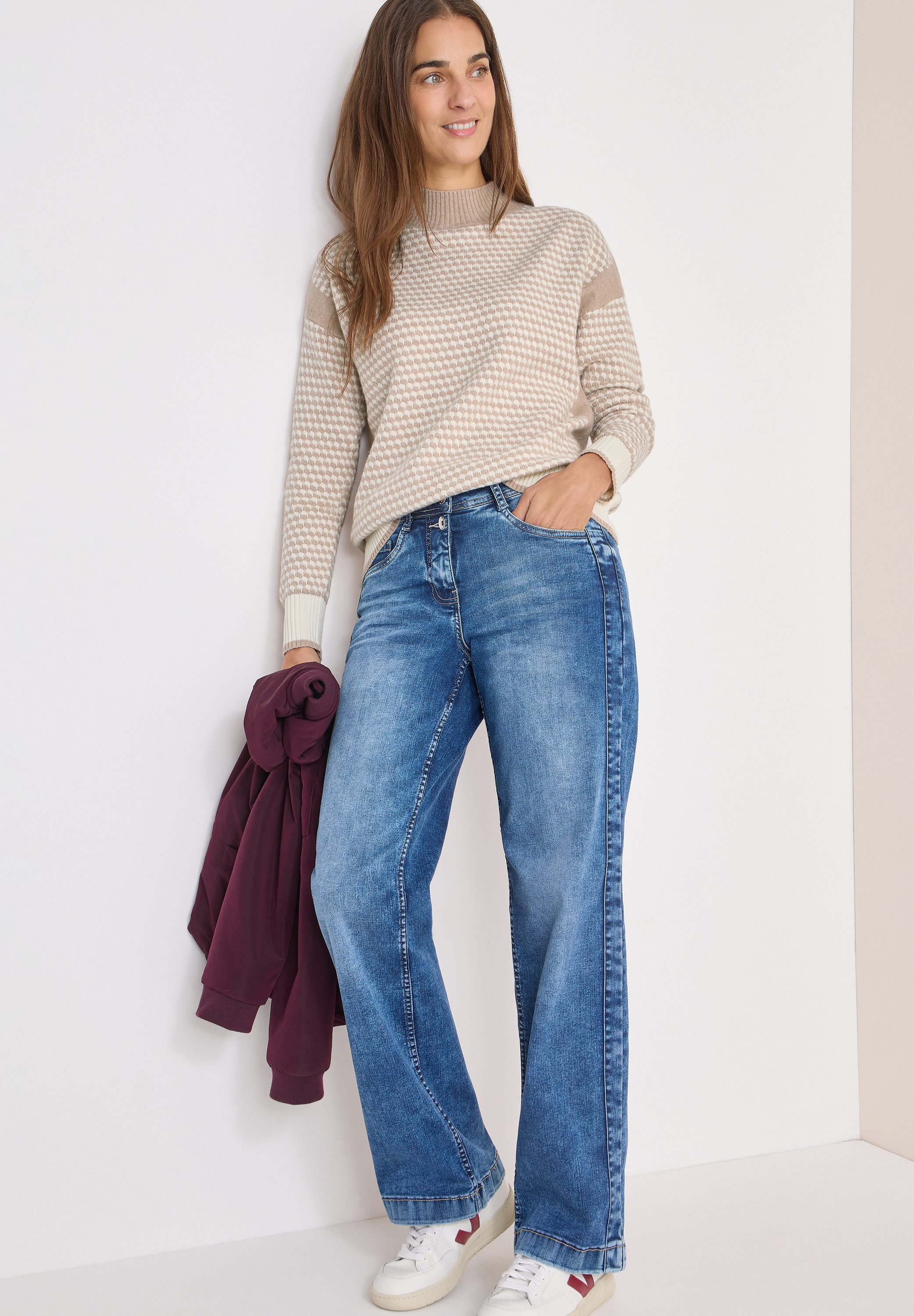 CECIL Strickpullover mit Struktur-Optik