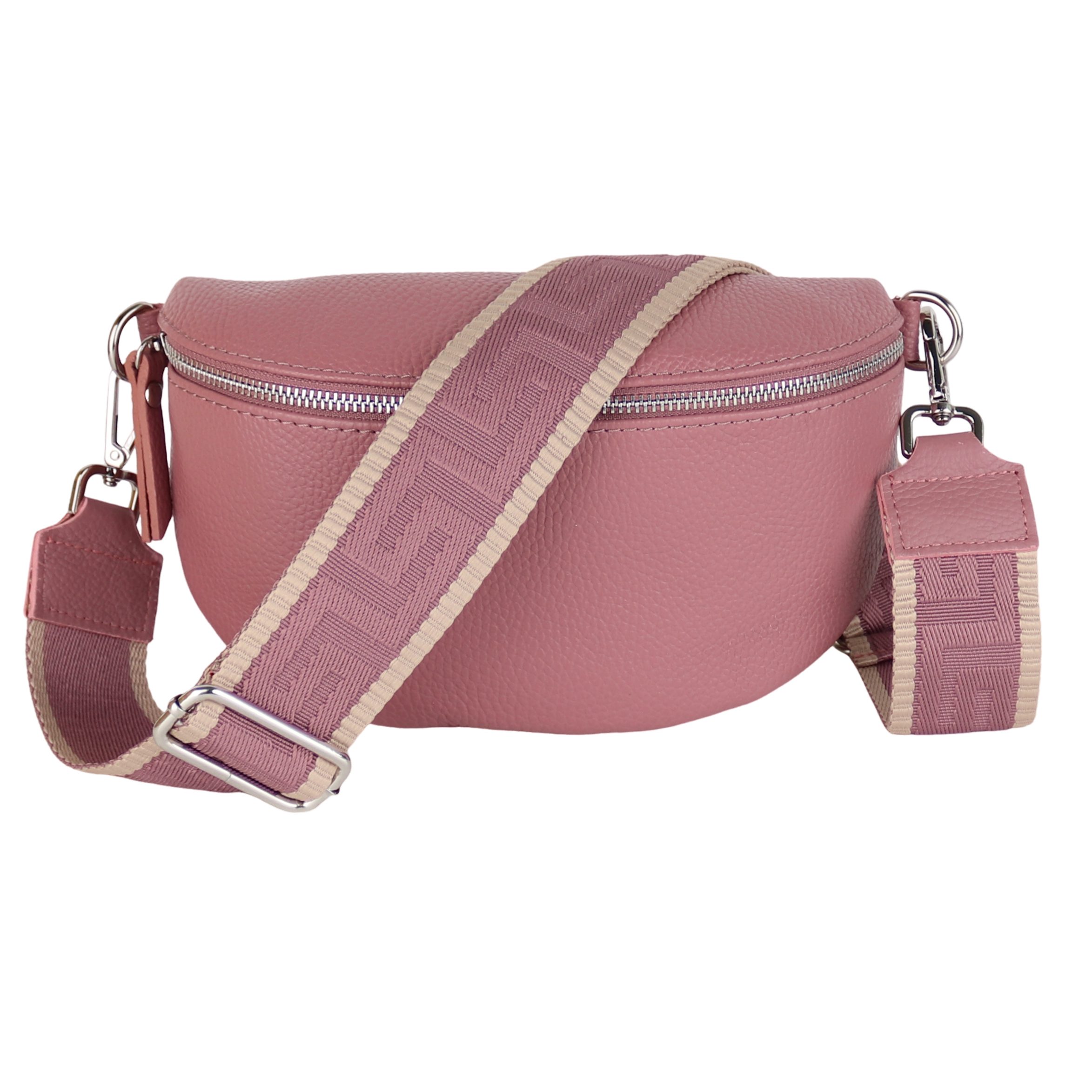 MIRROSI Bauchtasche Damen, Echtleder, Leder, Made in Italy, Umhängetasche, günstig online kaufen