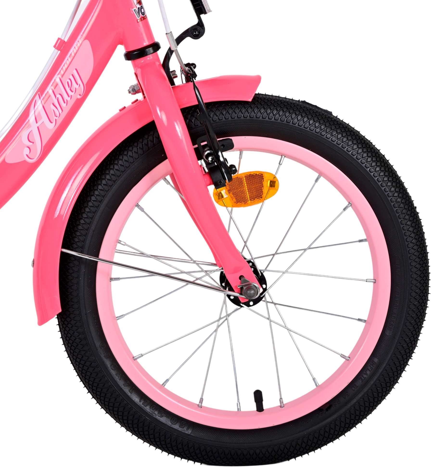 TPFSports Kinderfahrrad Laufrad 16 Zoll 16 - Zoll Ständer Fahrrad Sicherheitsgriffe), mit Mädchen Rutschfeste Ashley Kinder 1 (Mädchen Volare 2x Kinderrad Handbremse, Gang, Fahrrad mit