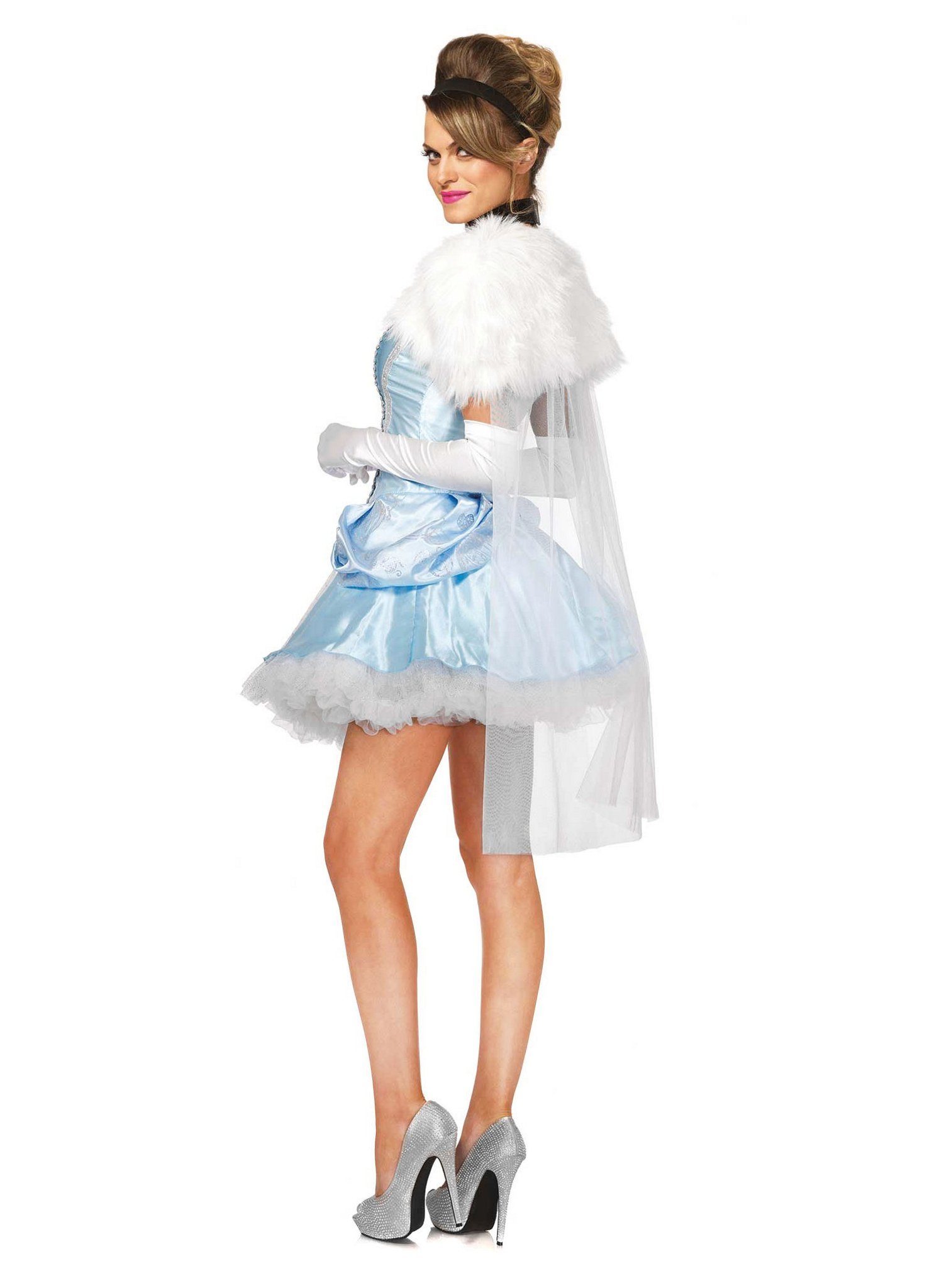 Leg Avenue Prinzessin-Kostüm Prinzessin Cinderella, Märchenhaftes Ballkleid mit betörendem Schnitt