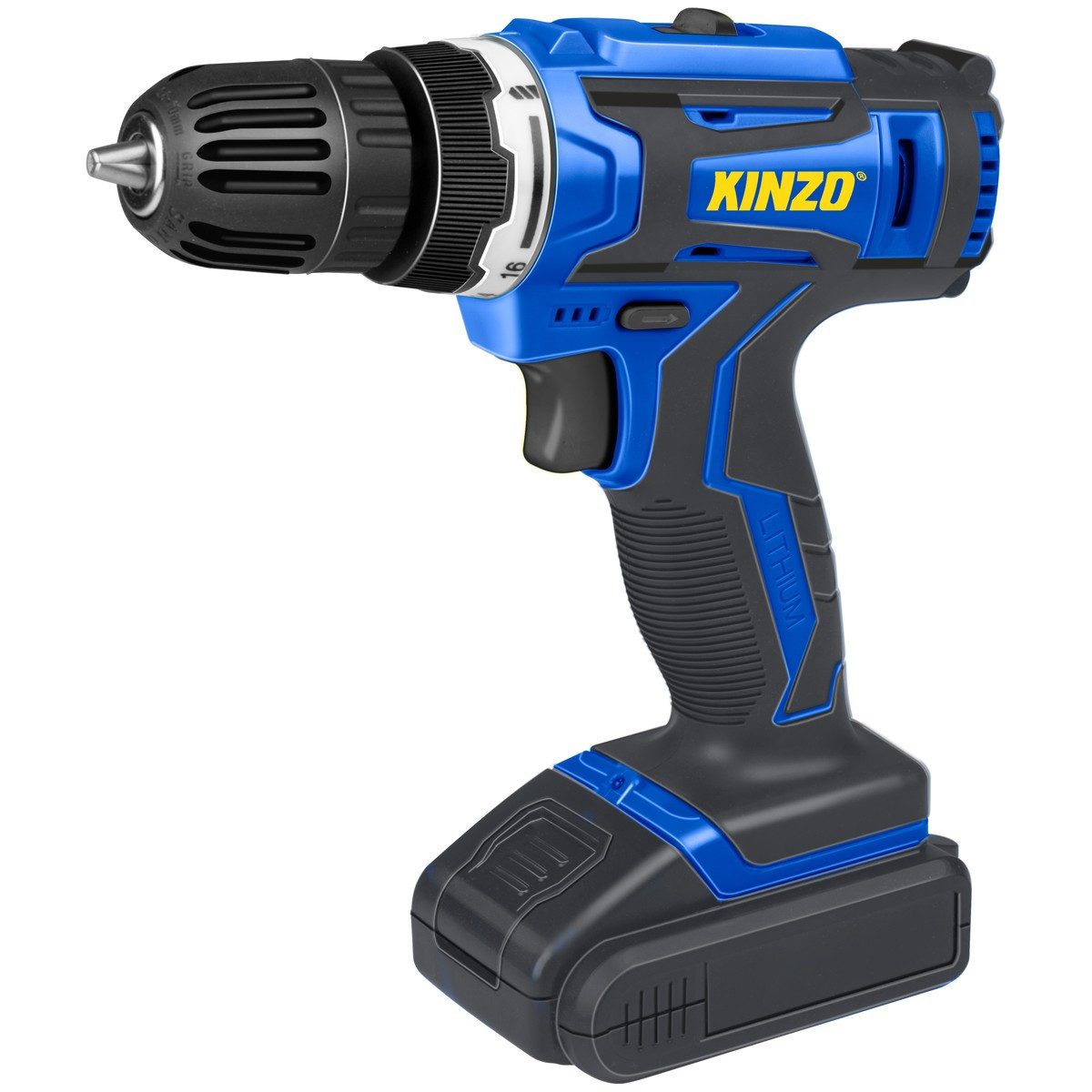 Kinzo Akku-Bohrmaschine Kinzo Akkuschrauber - Akku Bohrmaschine mit LED Licht 14.4V