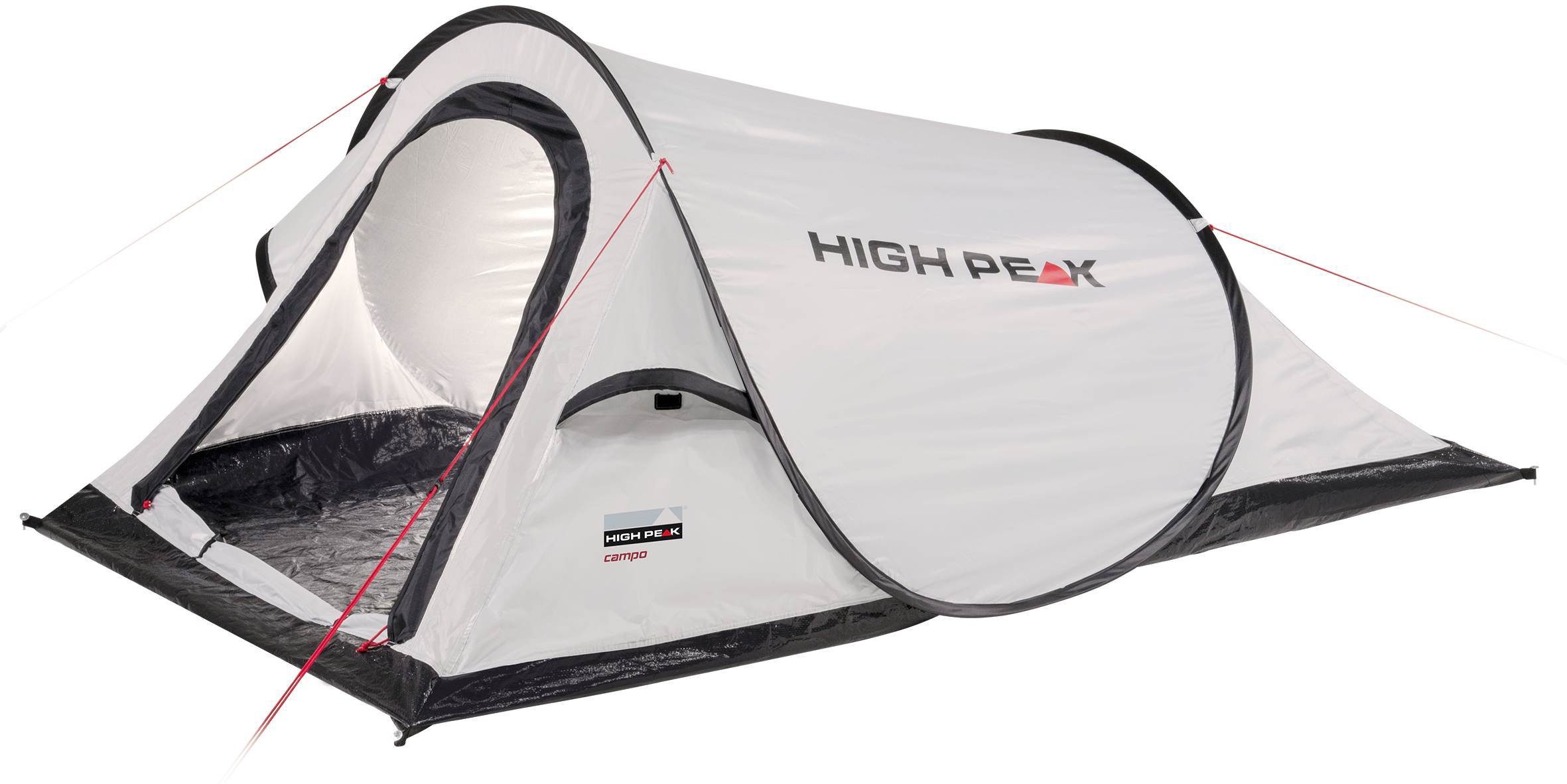 High Peak Wurfzelt Pop up Zelt Campo, Personen: 2 (mit Transporttasche)