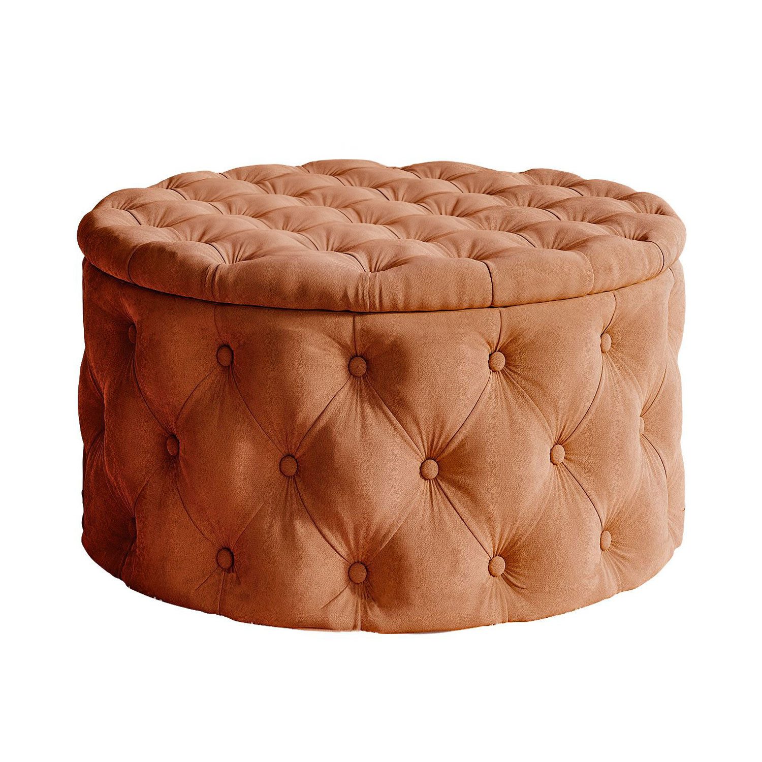 Lookway Hocker CHESTERFIELD runder gesteppter mit günstig online kaufen