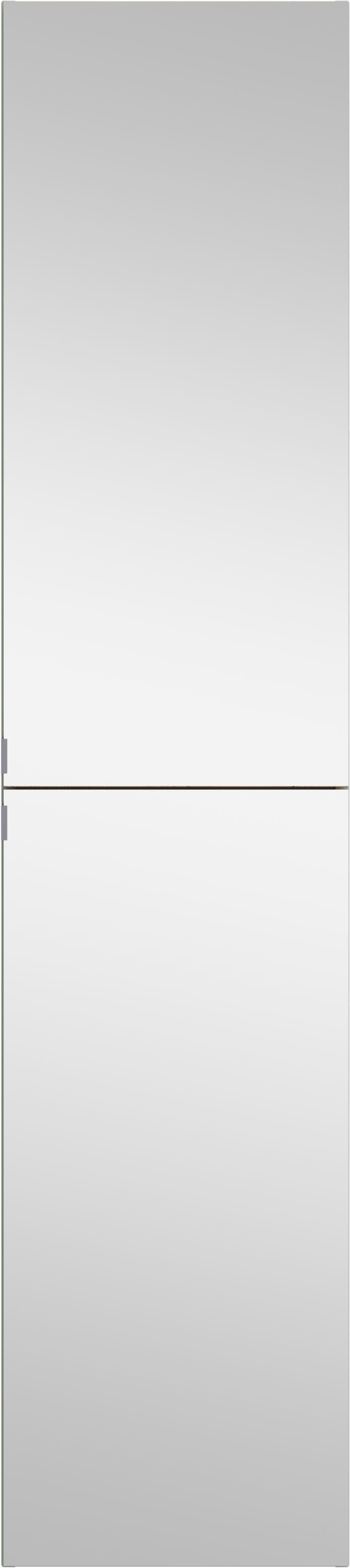 welltime Spiegelschrank TRIENT, Seiten-Spiegelschrank 40 cm, gedämpfte Scharniere (Maße (B/H/T): ca. 40/180/35 cm) Schilfgrün/Wildeiche, gedämpfte Scharniere