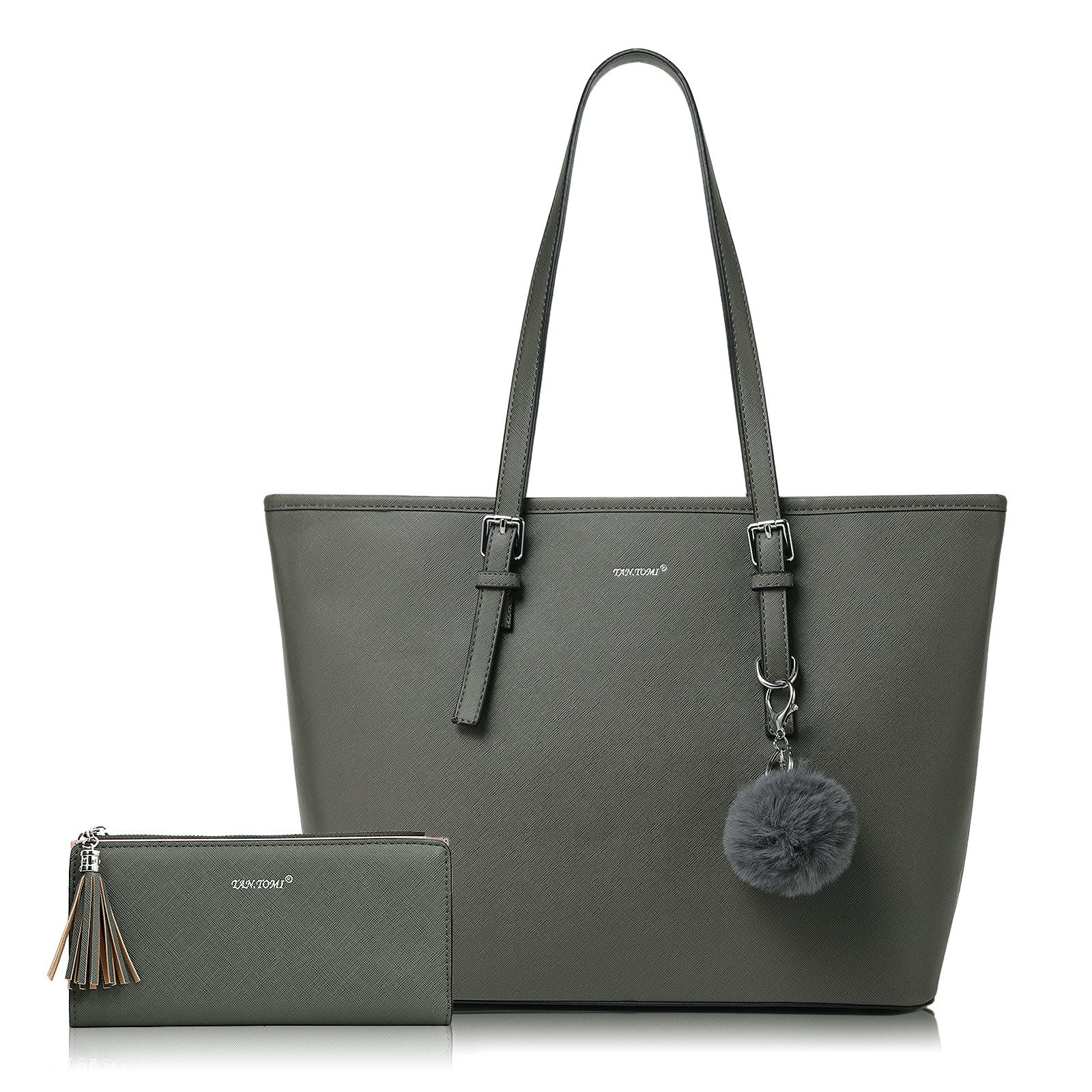 TAN.TOMI Shopper Handtasche Damen mit Geldbörse und Schlüsselanhänger, Groß günstig online kaufen