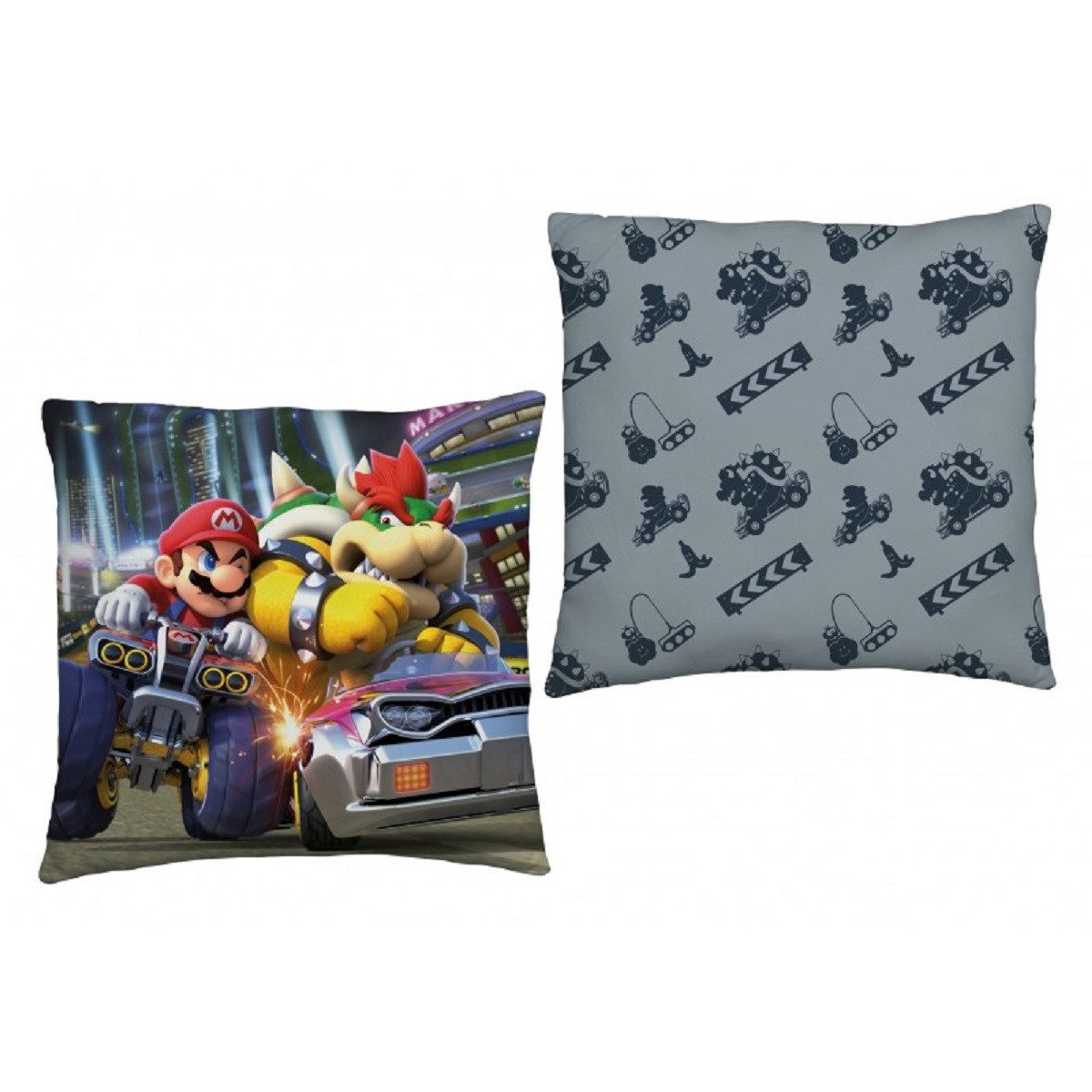 Super Mario Dekokissen Super Mario Dekokissen Kuschelkissen (1 Stk) 40 x 40 cm aus Polyester