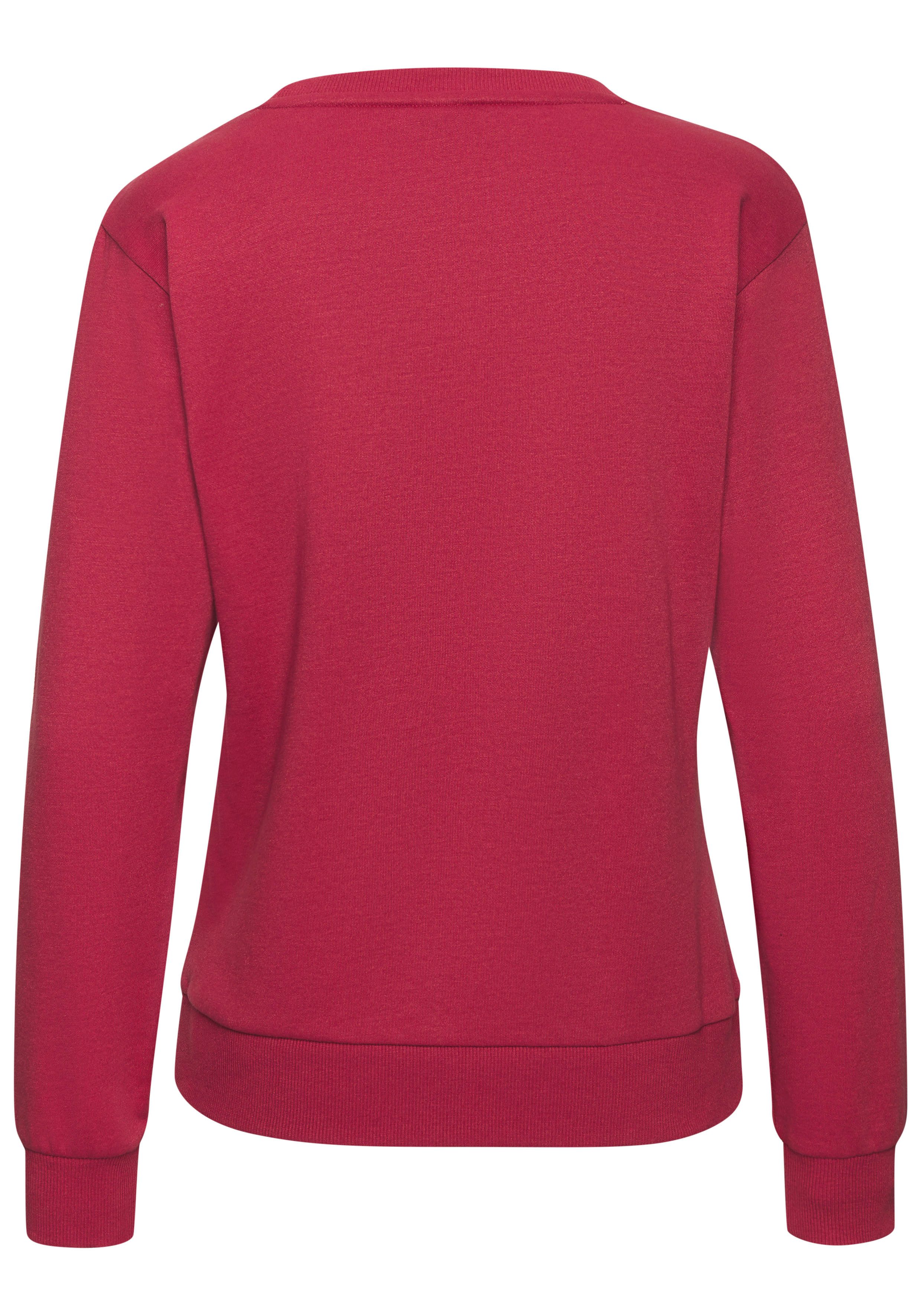 H.I.S Sweatshirt Basic mit Logodruck, Loungewear