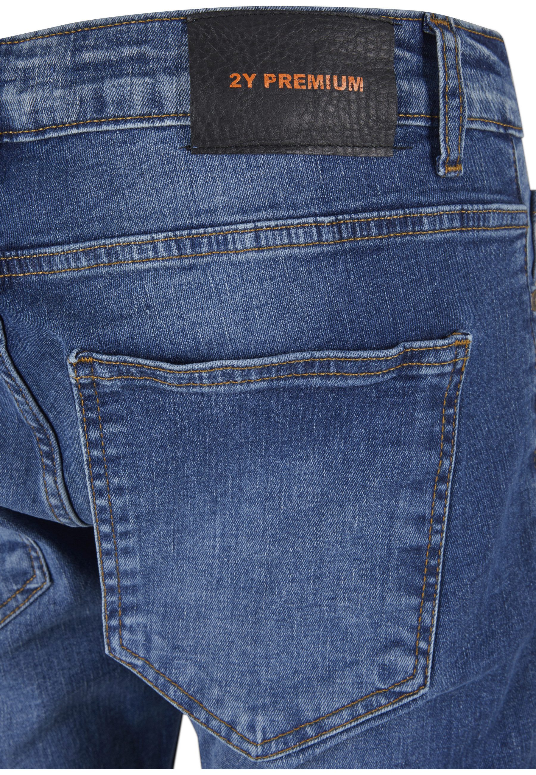 2Y Premium Bequeme Jeans 2Y Premium Herren 2Y Skinny Fit Jeans