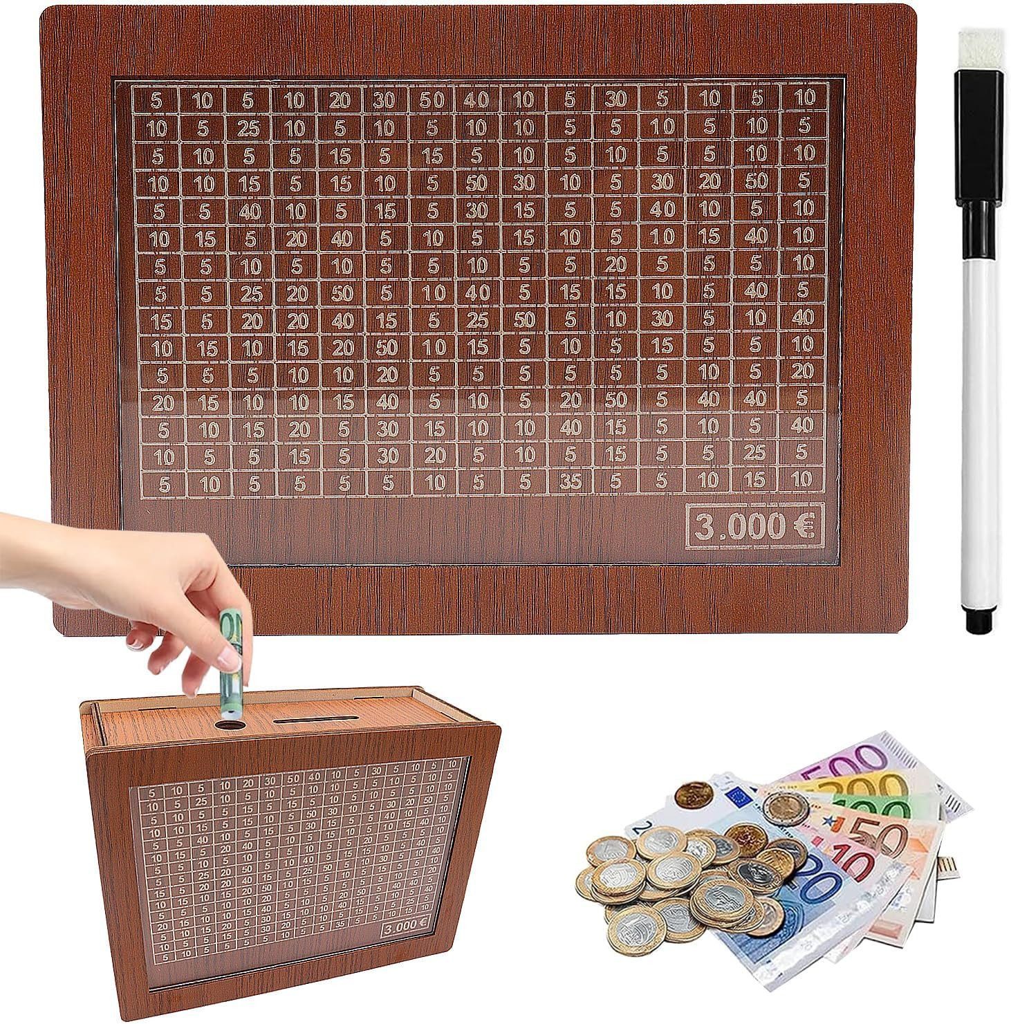 Spardose Holz Sparschwein Spardose Sparbüchse Moneybox Sparbox