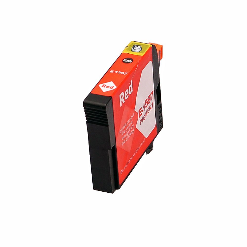 ABC Tintenpatrone (Kompatible Druckerpatrone für R2000) T1597 Epson für Stylus Photo Rot