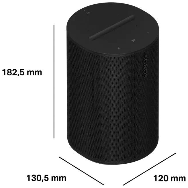 Sonos WLAN) (Bluetooth, schwarz Stereo 100 Lautsprecher Era