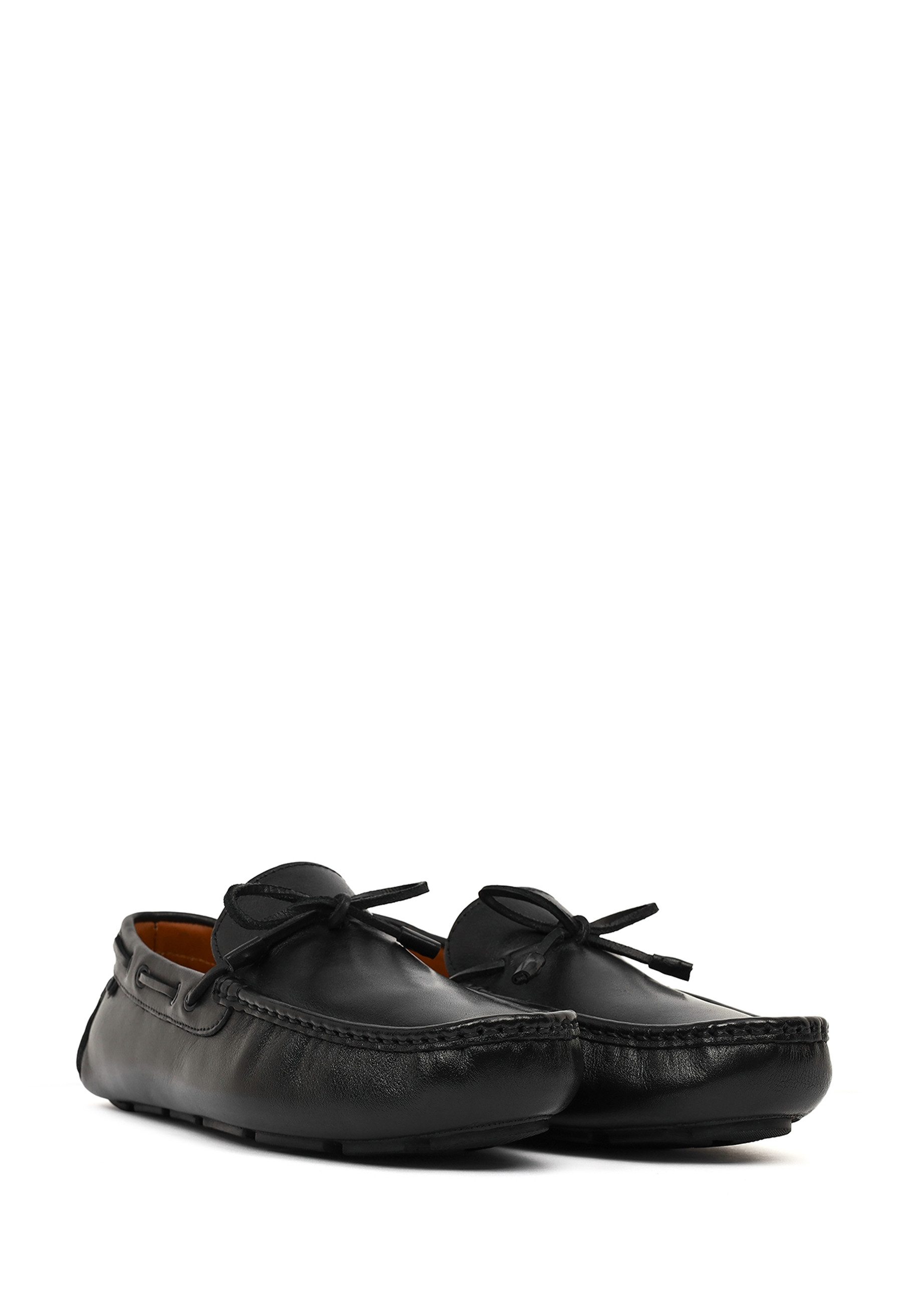 Derimod Lässige Loafer aus Leder Loafer Echtes Leder, Lederfutter, EVA-Sohle, Slip-On, Mokassin-Naht