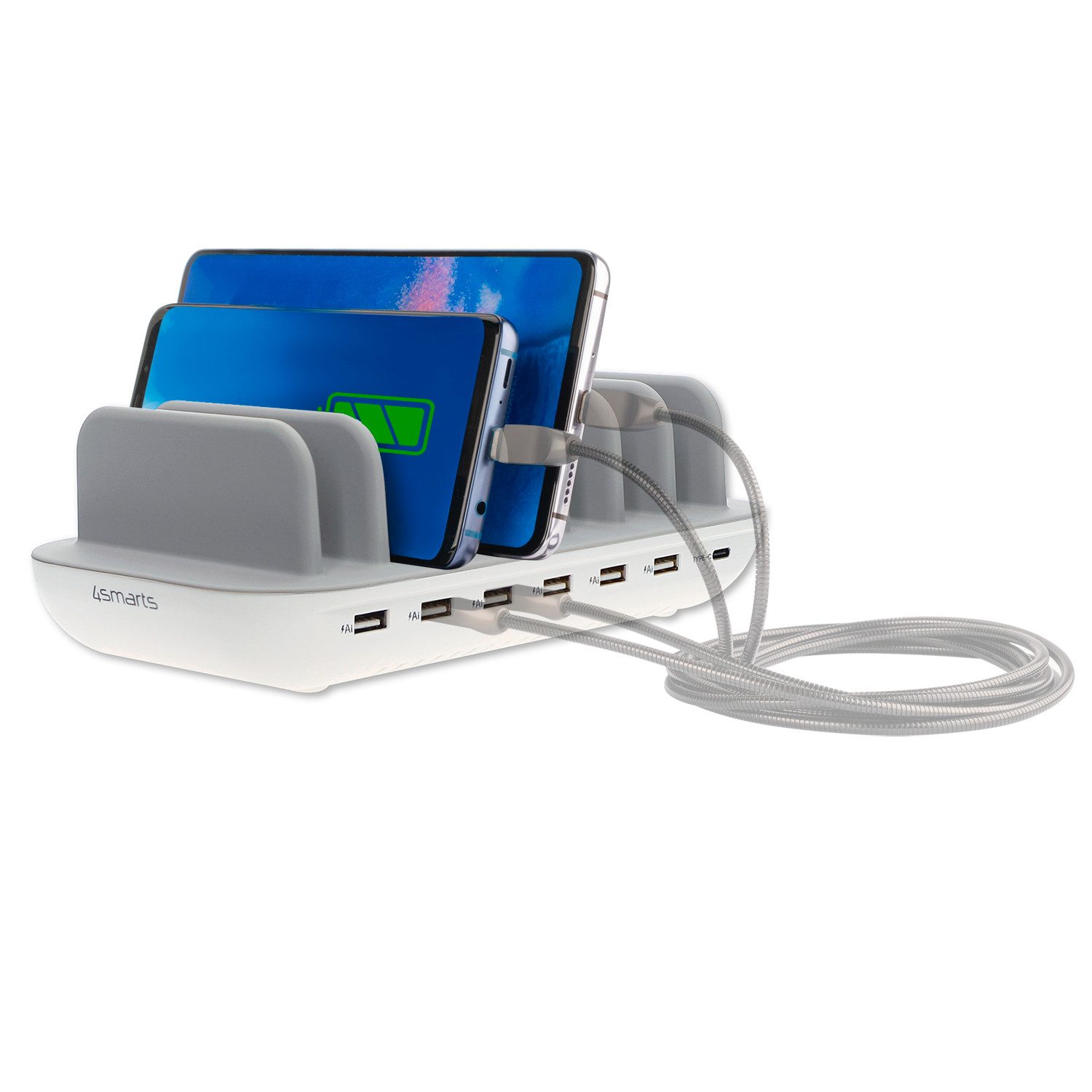 4smarts 4smarts Ladestation Office Universal-Ladegerät (bis zu 7 Geräte gleichzeitig laden)