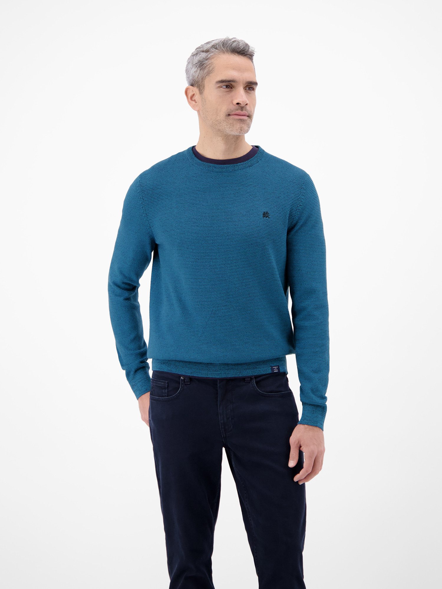 Strickpullover Herren Strickpullover in Twist-Struktur