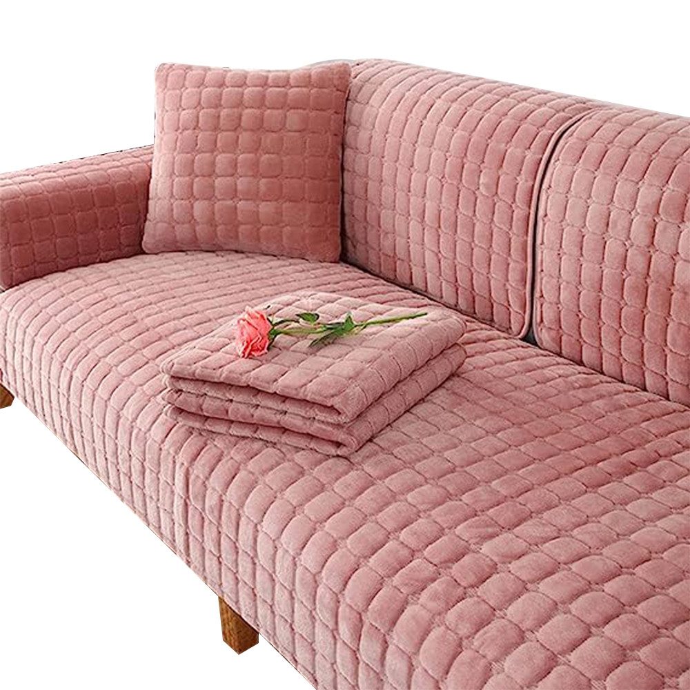 Minicloss Sofaschoner Sofabezug 1 2 3 4 Sitzer Sofaschoner rutschfest L Form Sofaüberwurf, Couch Bezug Ecksofa, Sofa Überzug Couchbezug U Form
