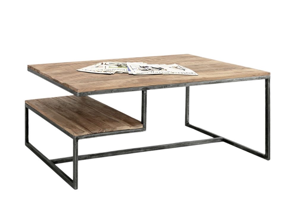 WOLF MÖBEL Wohnzimmertisch SPRING Couchtisch 120x60 mit einer Ablage (120x60x45 cm (L x B x H), SPRING Couchtisch 120x60 mit einer Ablage